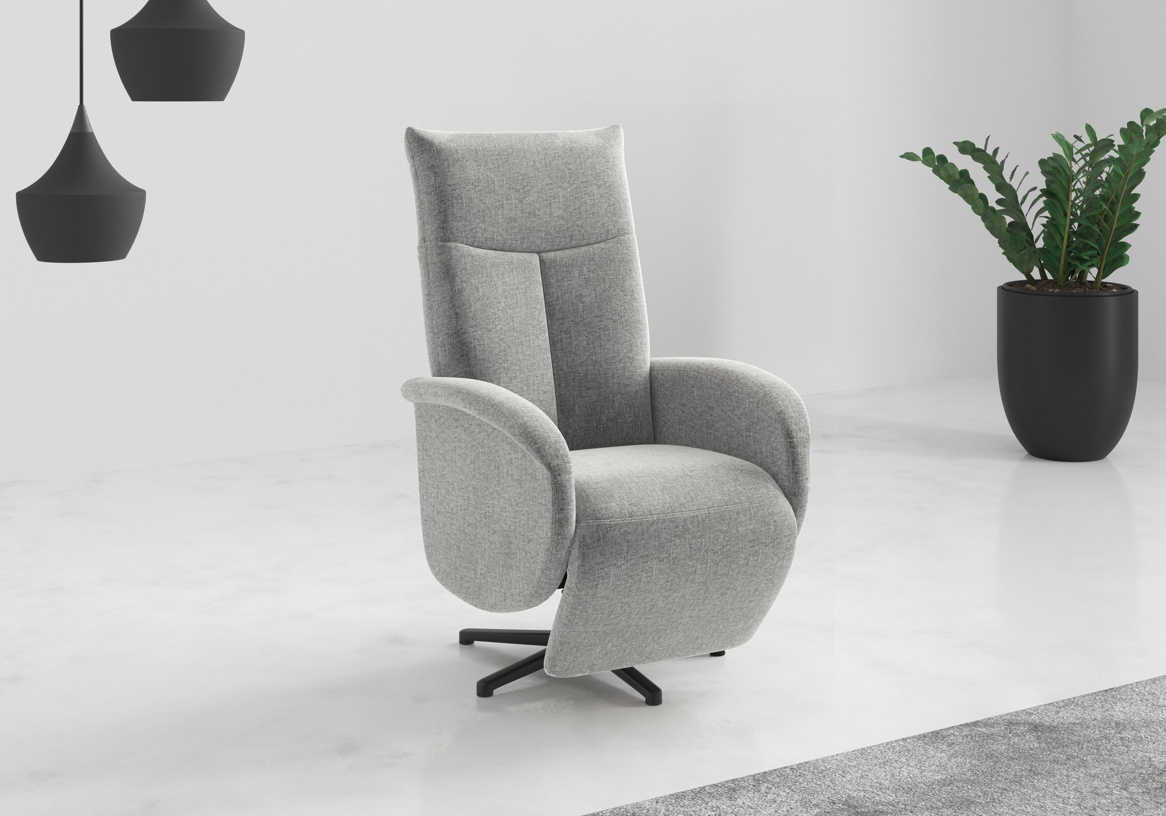 sit&more TV-Sessel »Juma, inkl. Drehfunktion & Kopfteilverstellung«, Höhe A günstig online kaufen