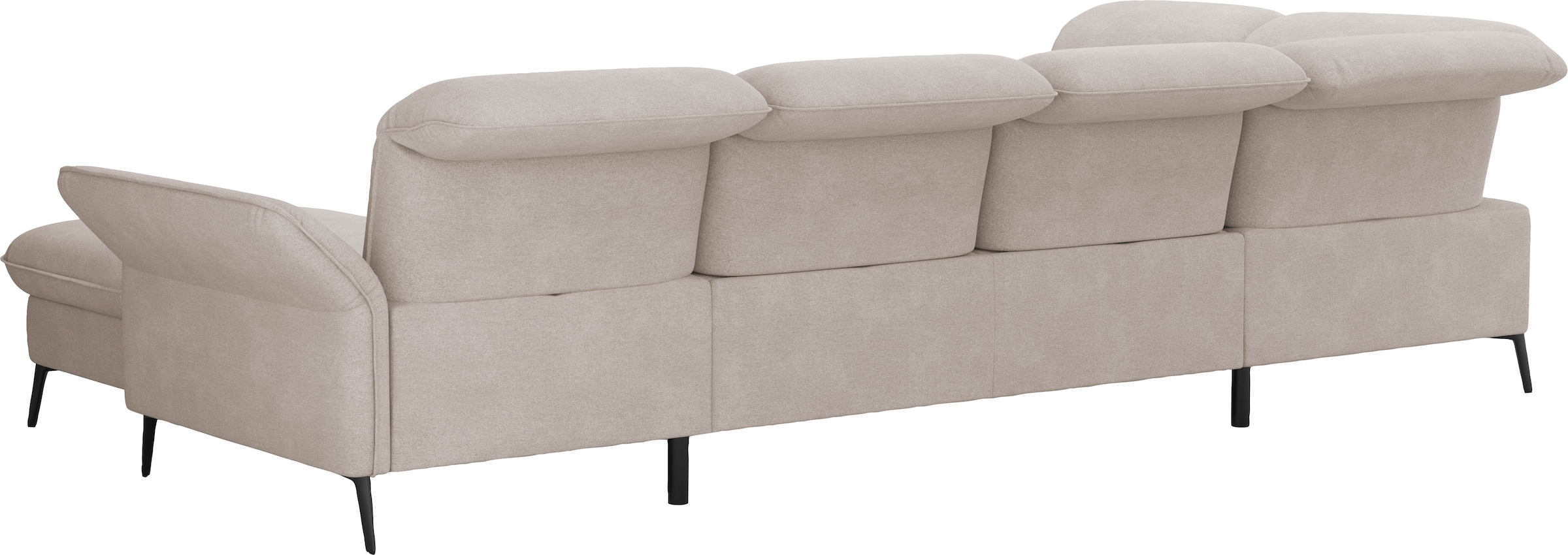 sit&more Wohnlandschaft »Emely«, mit Sitztiefenverstellung optional mit Bettfunktion und Bettkasten