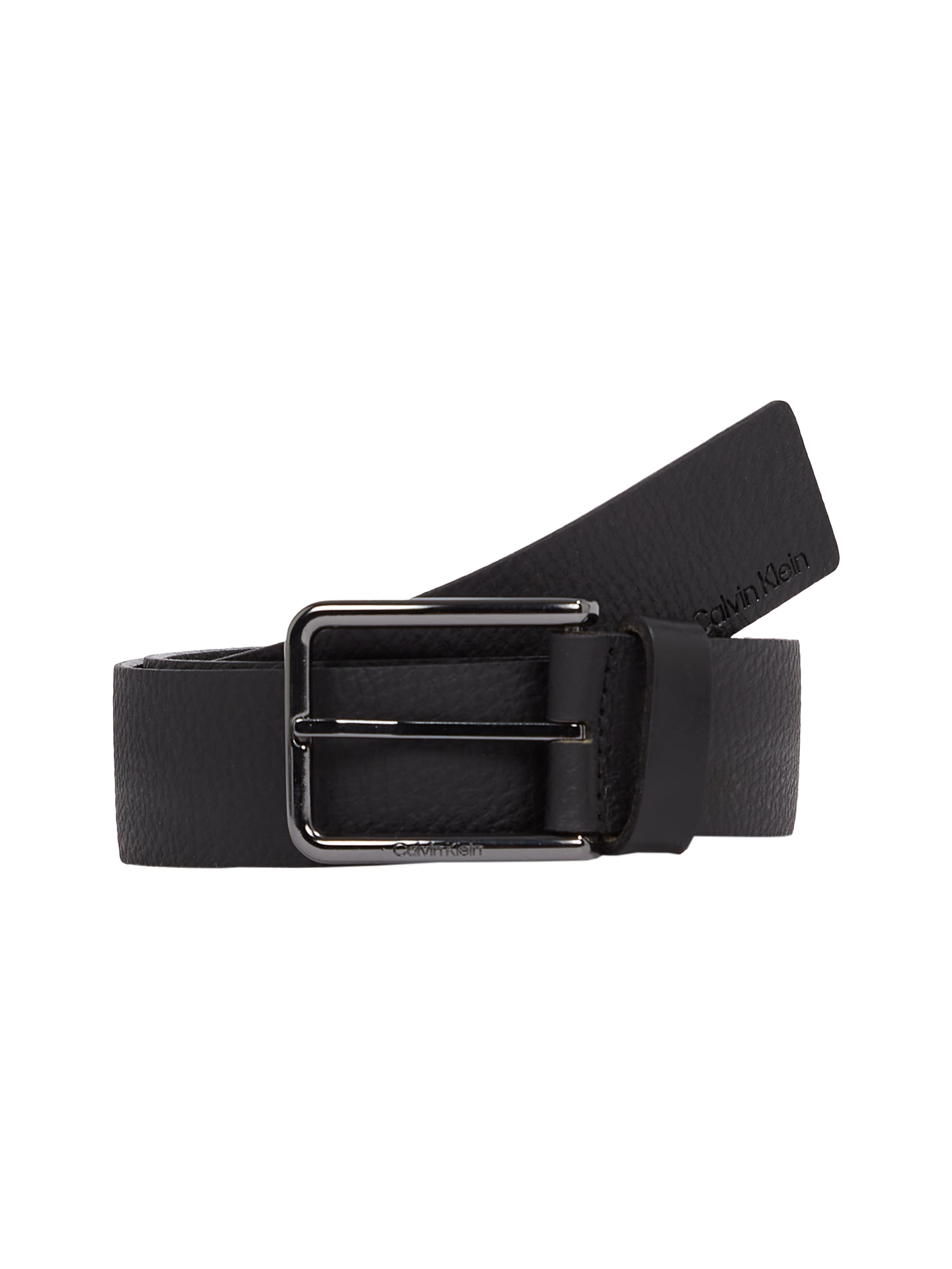 Calvin Klein Ledergürtel »WARMTH PB 35MM«, Logodruck, Einfachdornschließe