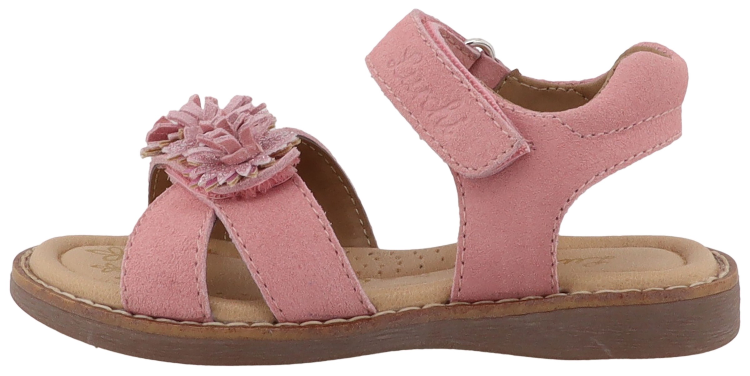 Lurchi Sandale »Loona«  Klettschuh mit Blütenapplikation, Größenschablone zum Download