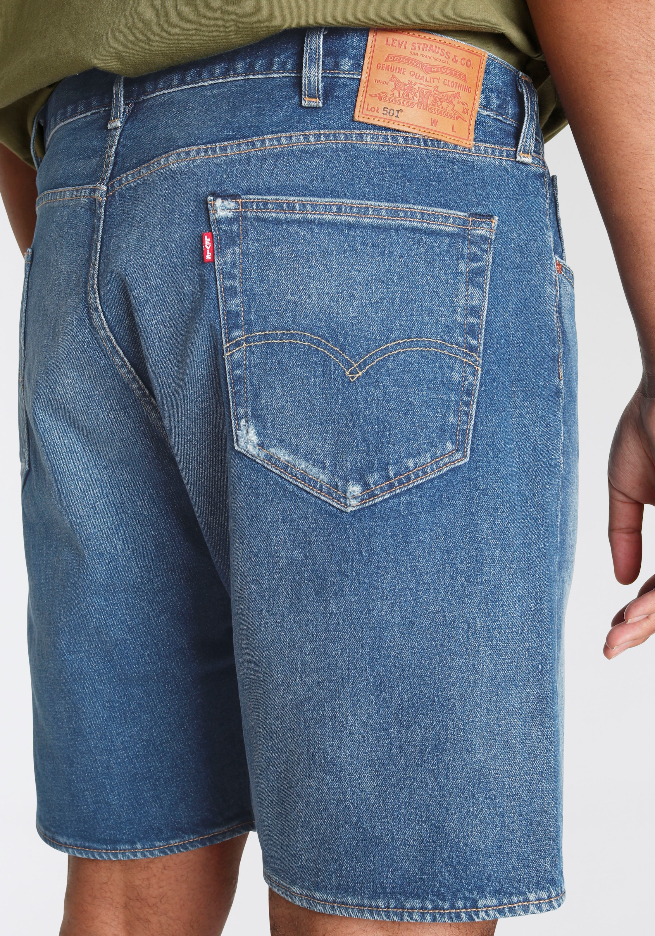 Levi's® Plus Jeansbermudas »501 HEMMED SHORTS«, mit Stretchanteil
