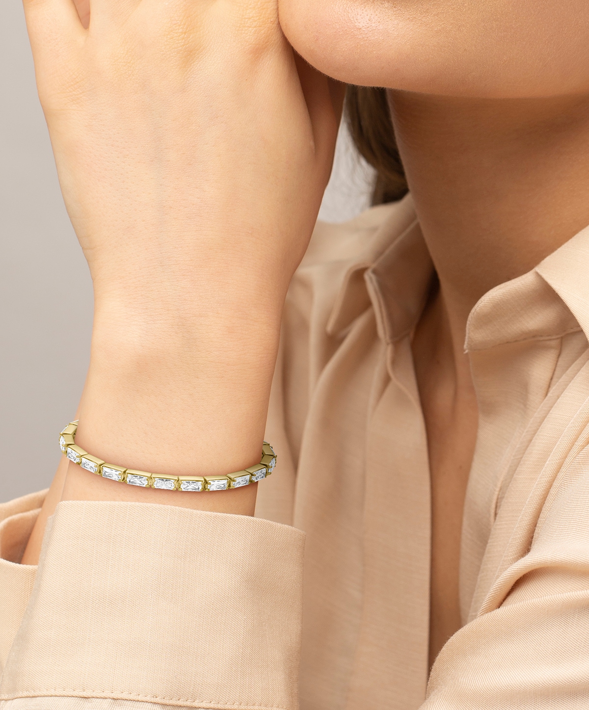 Lacoste Tennisarmband »DUCHESS« mit Preciosa Crystal