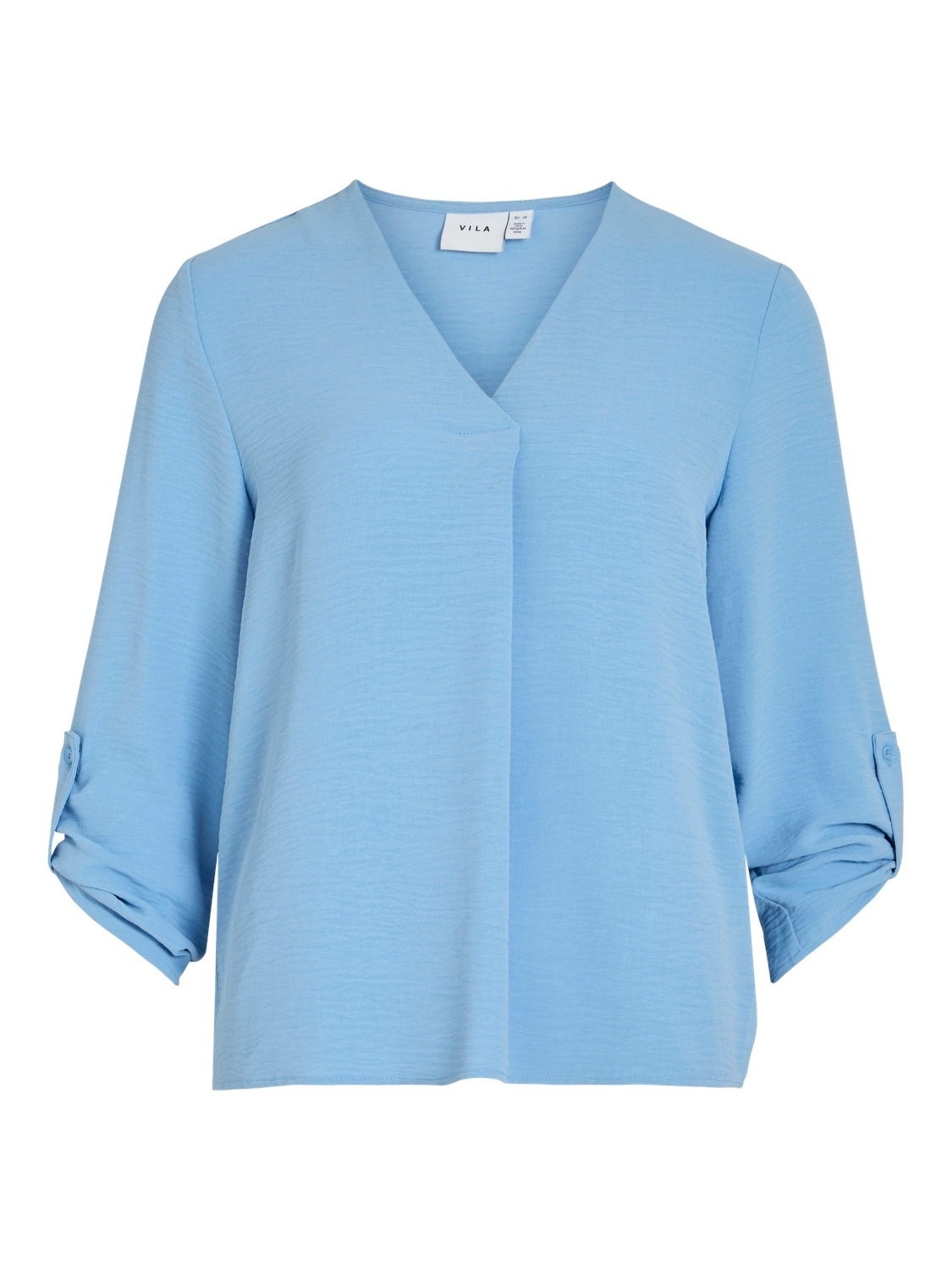 Vila Blusenshirt »VIJOSA 3/4 V-NECK TOP - NOOS«
