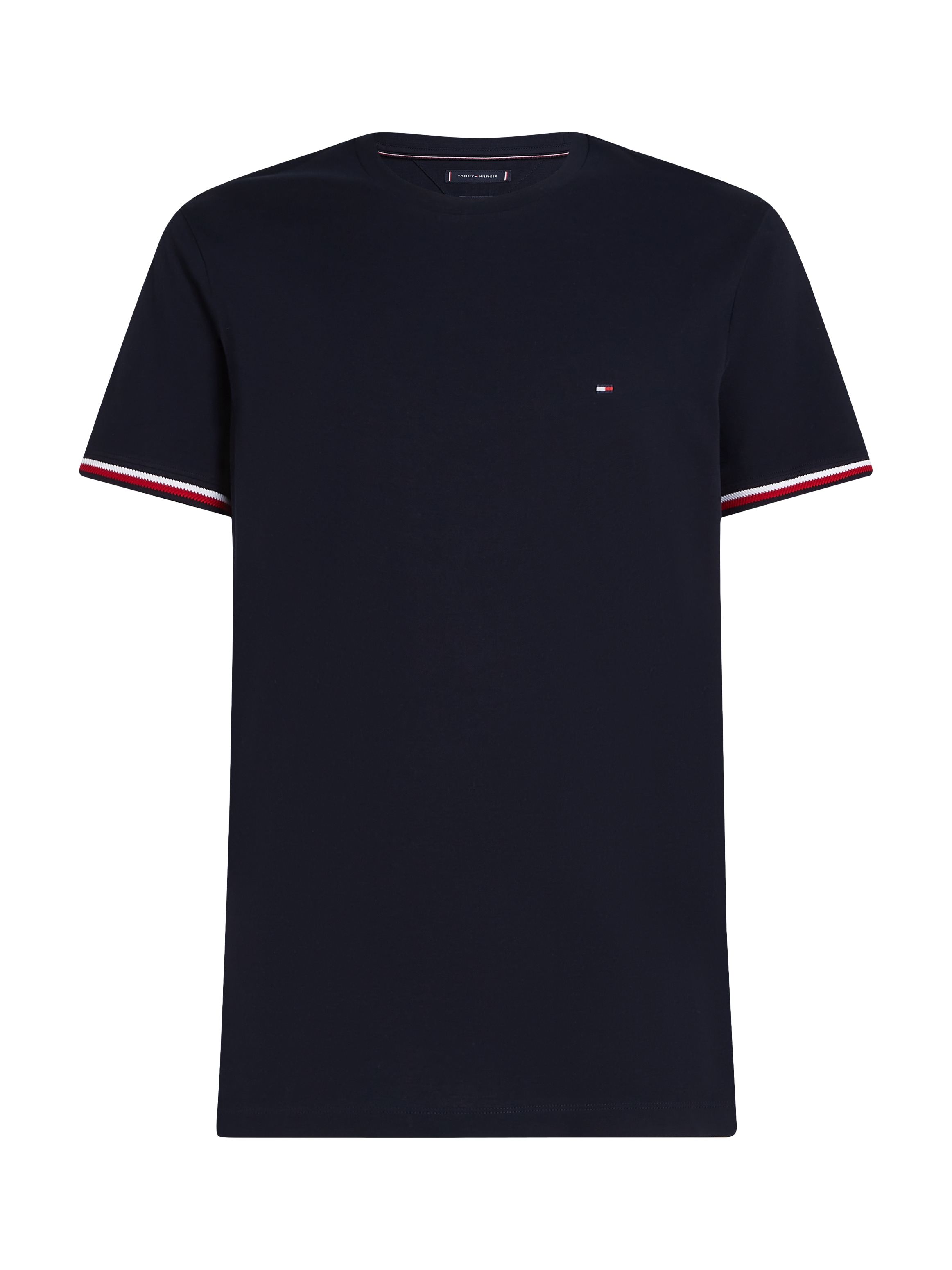 Tommy Hilfiger T-Shirt »GLOBAL STRIPE CUFF TEE«