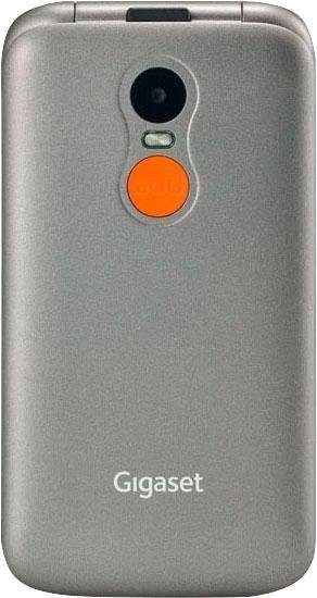 Gigaset Klapphandy »GL590«, Titan-silber, 7,3 cm/2,8 Zoll, 3 MP Kamera