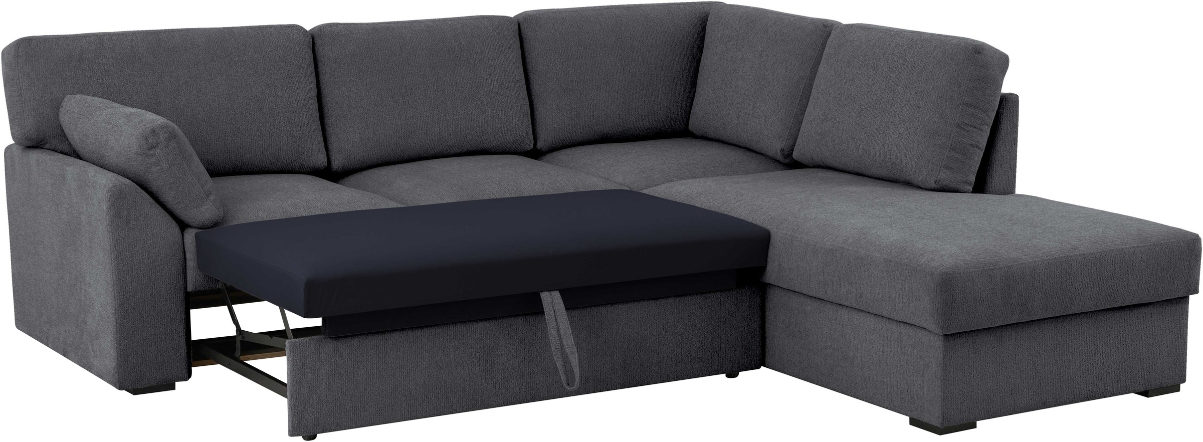 Home affaire Ecksofa »Citry«, Breite 242 cm, Chenille, Bettfunktion, Bettkasten, L-Form