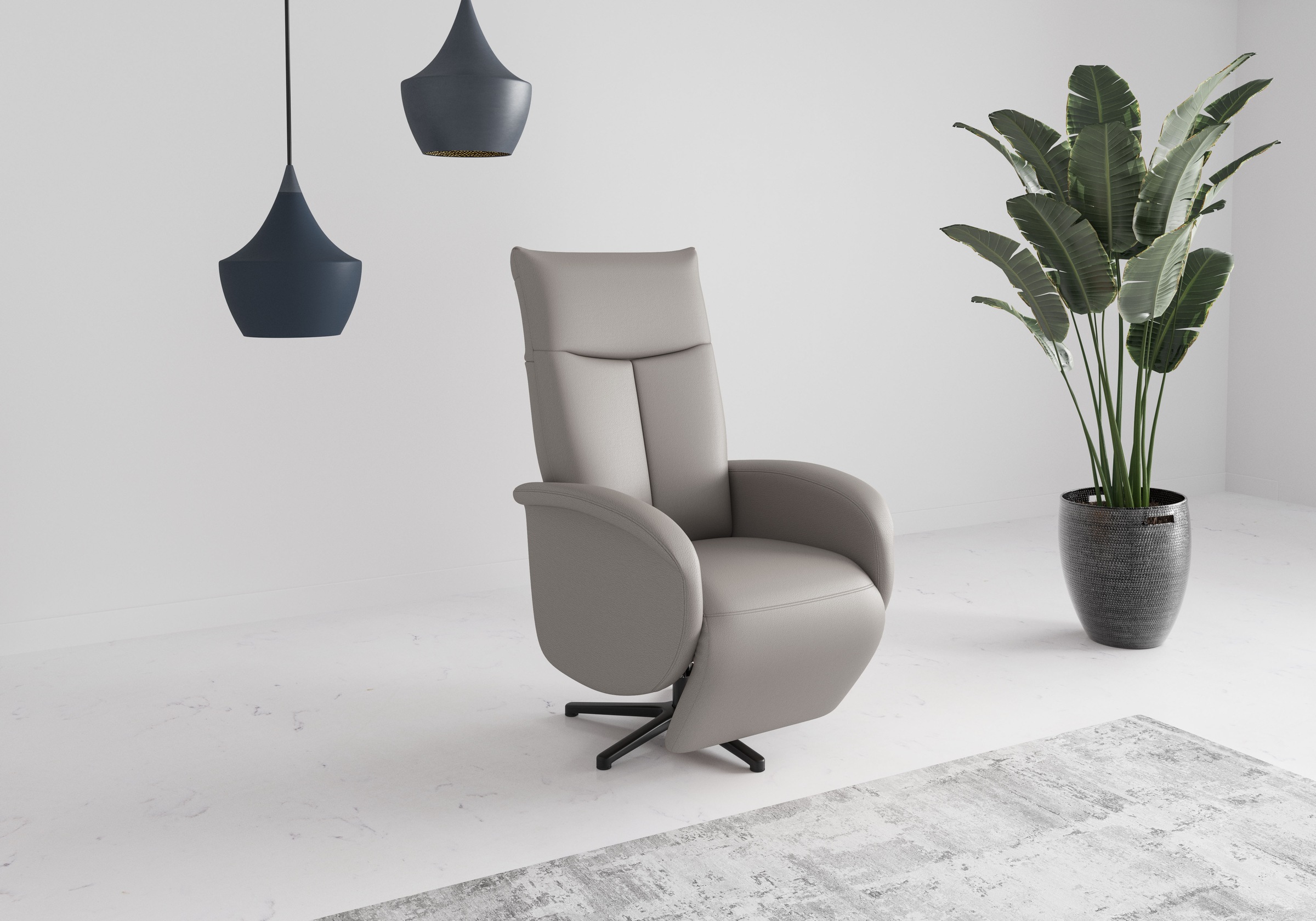 sit&more TV-Sessel »Juma, inkl. Drehfunktion & Kopfteilverstellung«, Höhe A günstig online kaufen