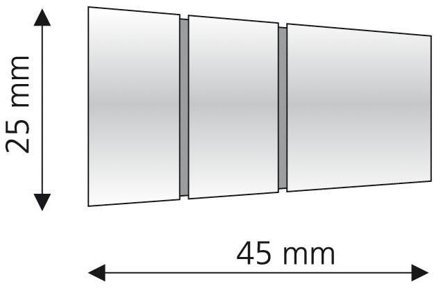 Liedeco Gardinenstangen-Endstück »Concav und 2 bequem bestellen schnell für 16 mm Gardinenstangen Ø St.), Rille«, mit (Set