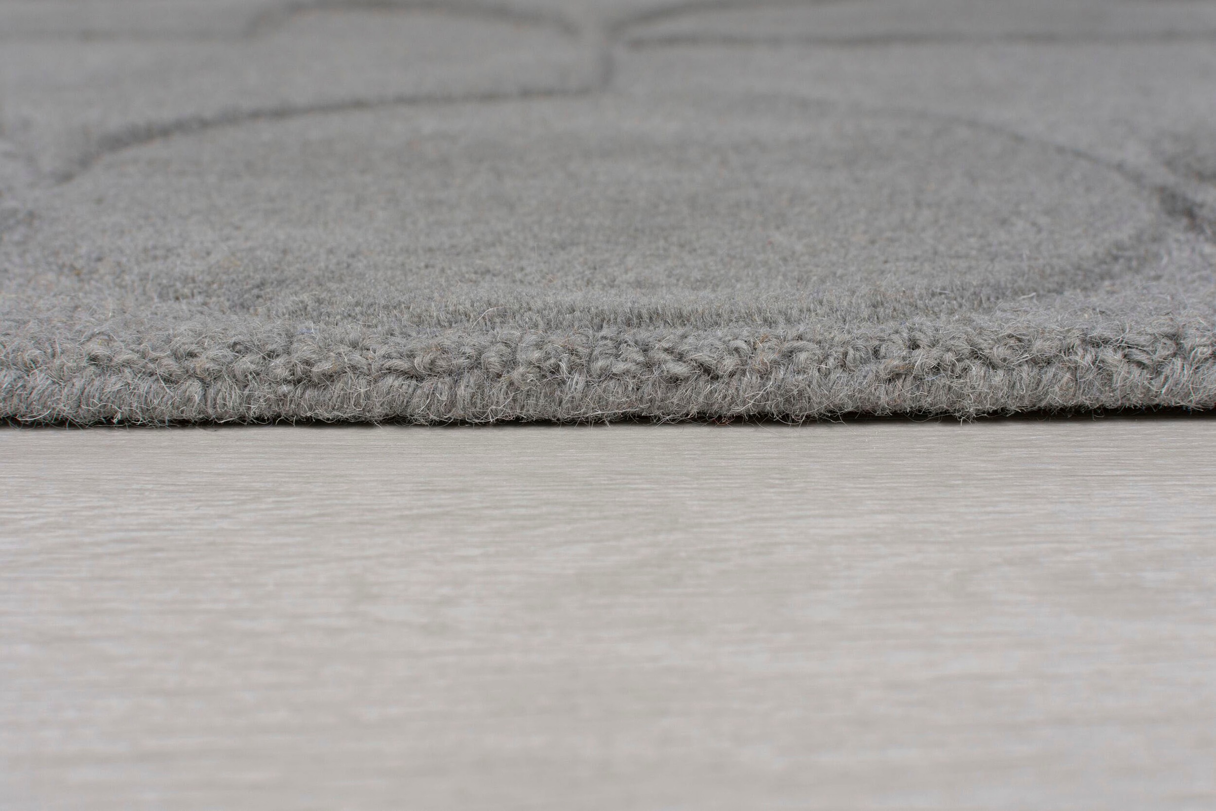 FLAIR RUGS Teppich »GIGI« rechteckig 8 mm Höhe aus 100% Wolle, geometrisches Design, fußbodenheizungsgeeignet