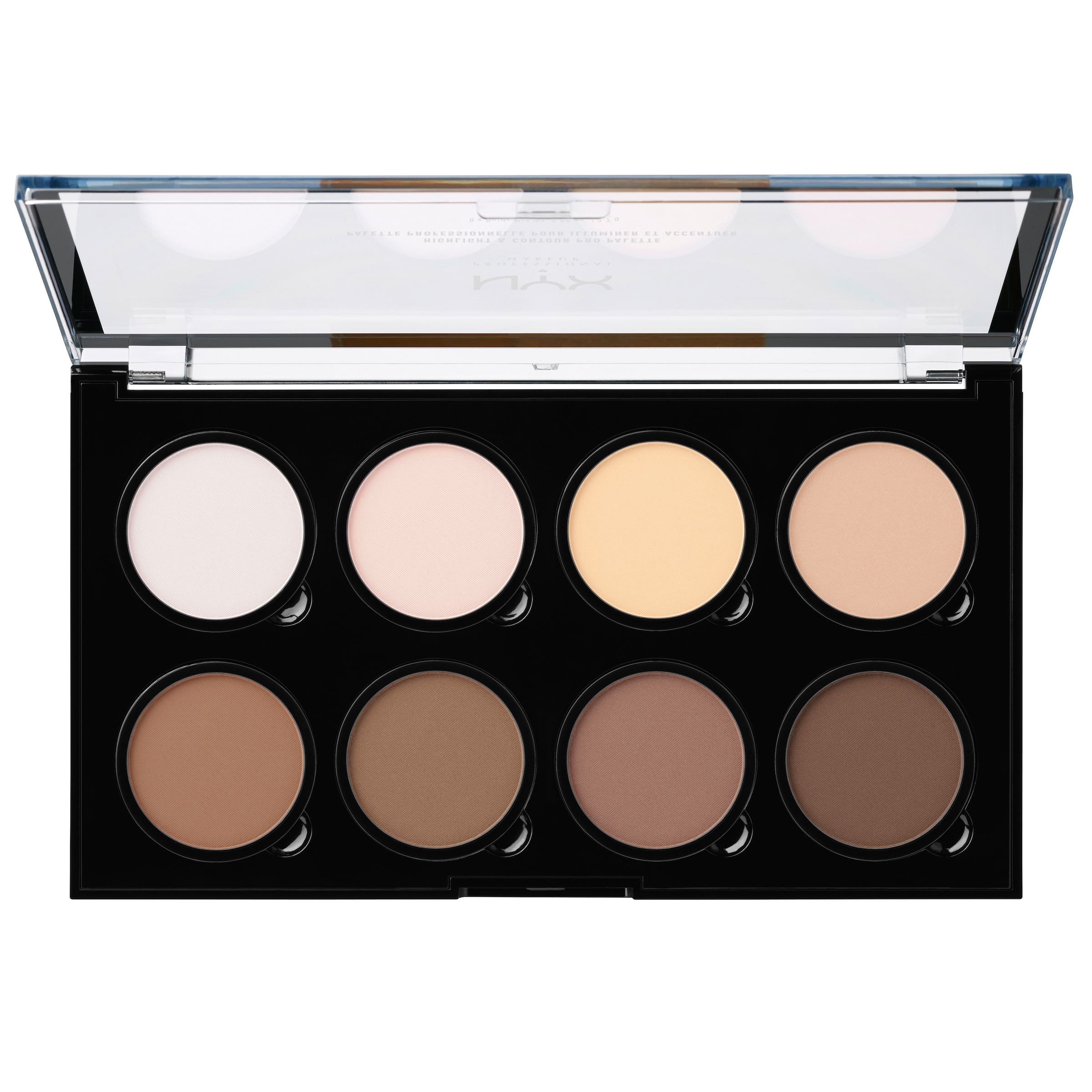 NYX PROFESSIONAL MAKEUP Highlighter »HIGHLIGHT & CONTOUR PRO PALETTE« 3-in-1 Foundation, Concealer und Highlighter