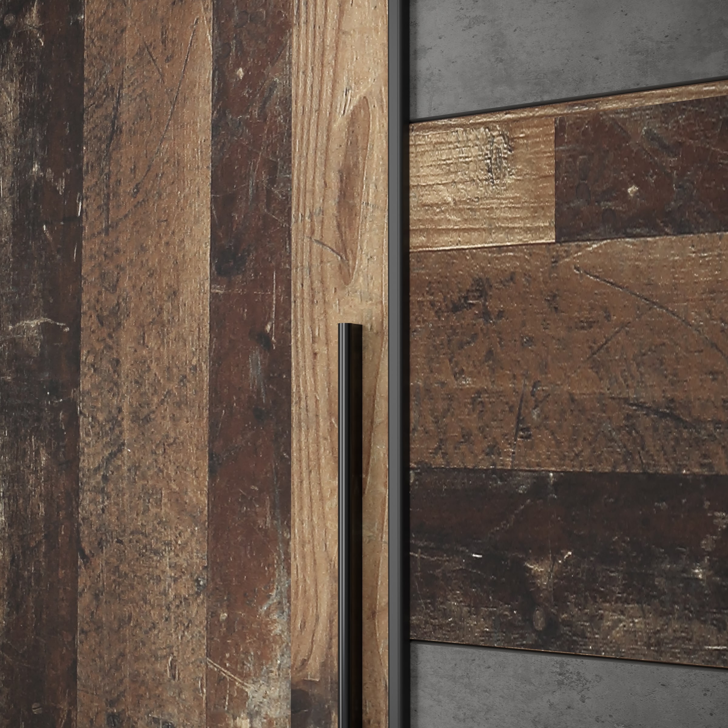 FORTE Kleiderschrank »Narago, OTTOs Choice, Kombischrank, TOPSELLER, Paneele  wechselbar« B/H/T ca. 270/210/61cm, Farbe Weiß auch mit Spiegeln,  Schwebetüren in Kombination mit Drehtüren, Made in Europe