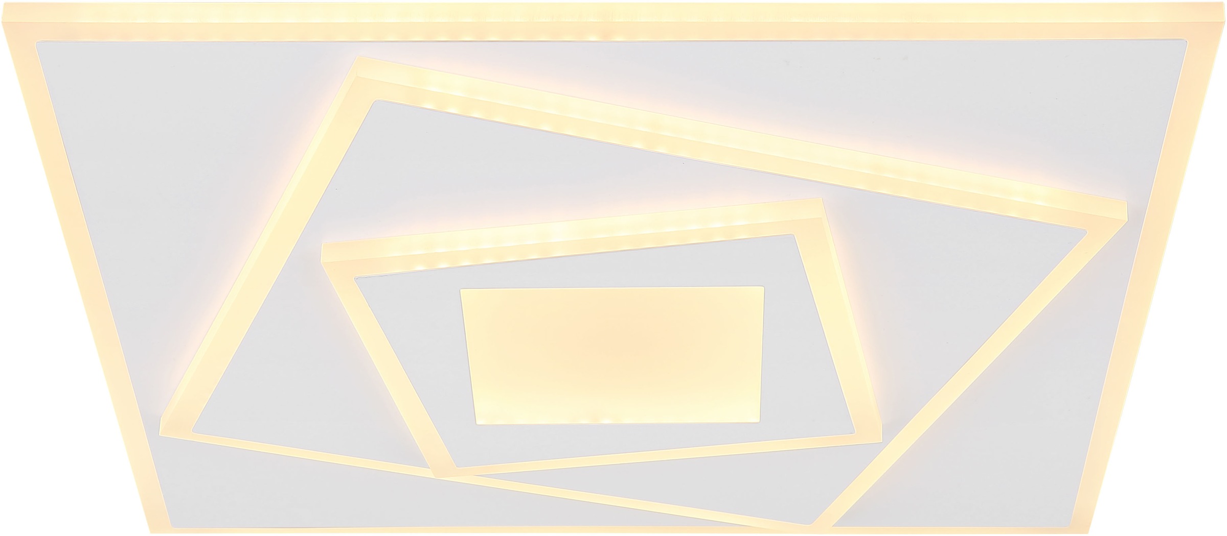 GLOBO LIGHTING LED Deckenleuchte »HORNI« LED-Modul 1 Stk. Warmweiß Deckenla günstig online kaufen