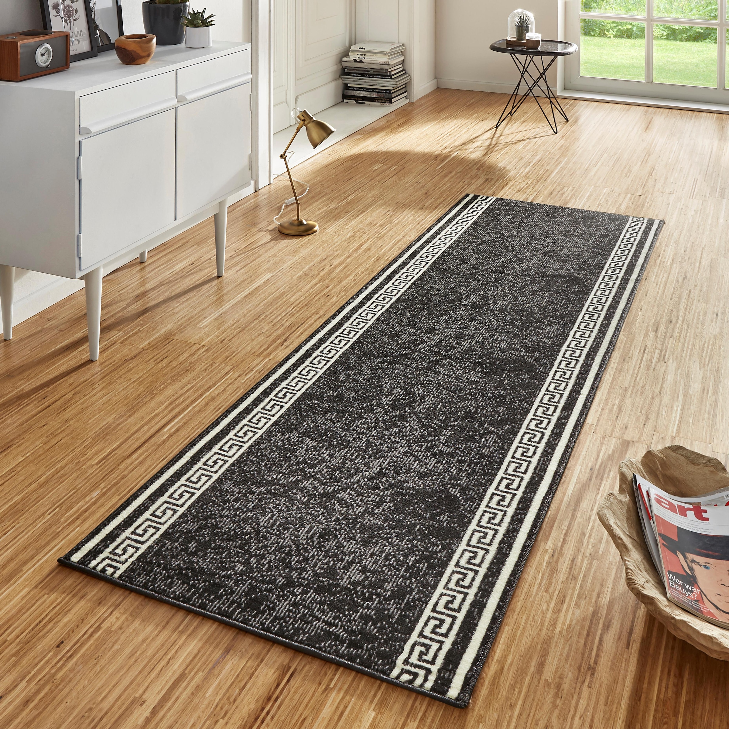 2. Bild von HANSE Home Läufer »Casa«, rechteckig, Kurzflor, Weich, Teppichläufer, Bordüre, Teppich, Küche, Flur, Muster