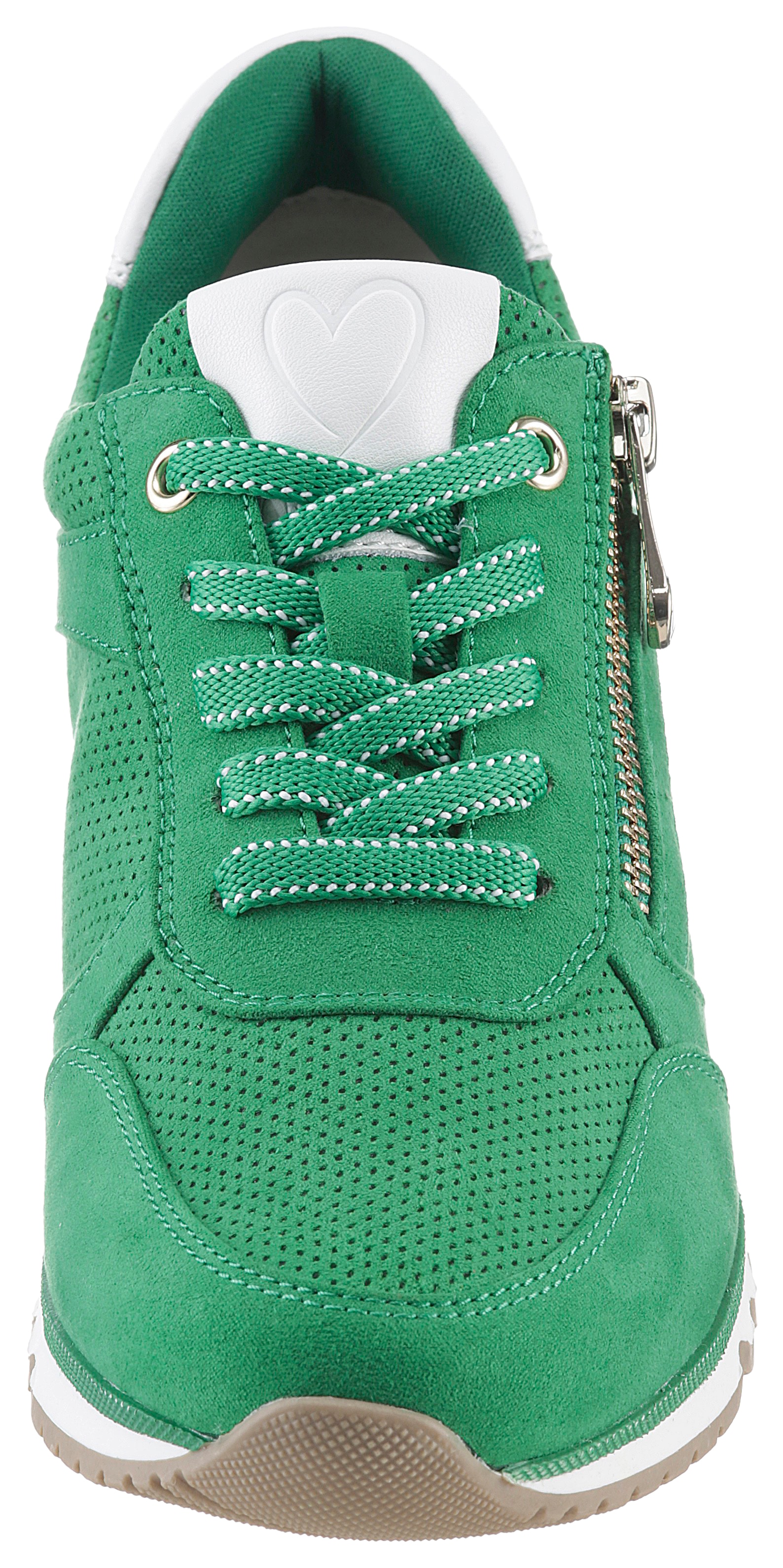 MARCO TOZZI Keilsneaker  , Freizeitschuh, Halbschuh, Schnürschuh in veganer Verarbeitung