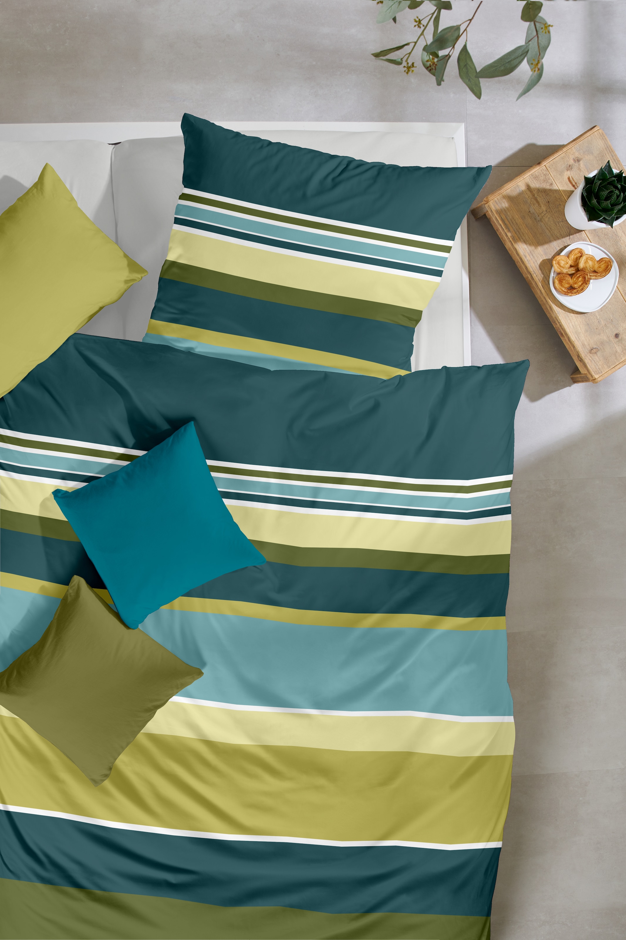 Primera Bettwäsche »Satin-Bettwäsche Line-Art« 2