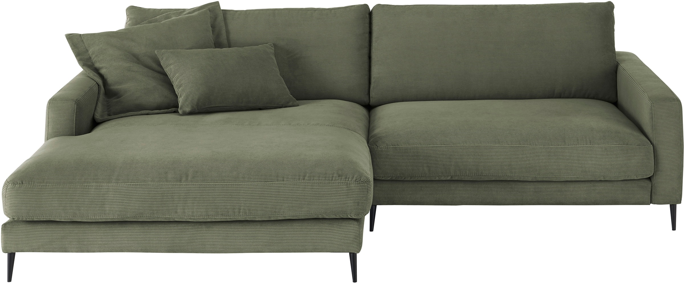 Home affaire Ecksofa »Downtown, B/T/H: 272/190/84 cm L-Form« weicher Sitzko günstig online kaufen