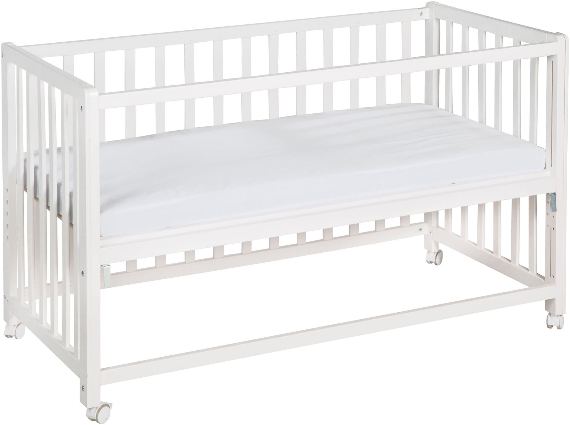 roba® Babybett »Room Bed - Woodland Buddies«, als Beistell-, Kinder- und Juniorbett verwendbar