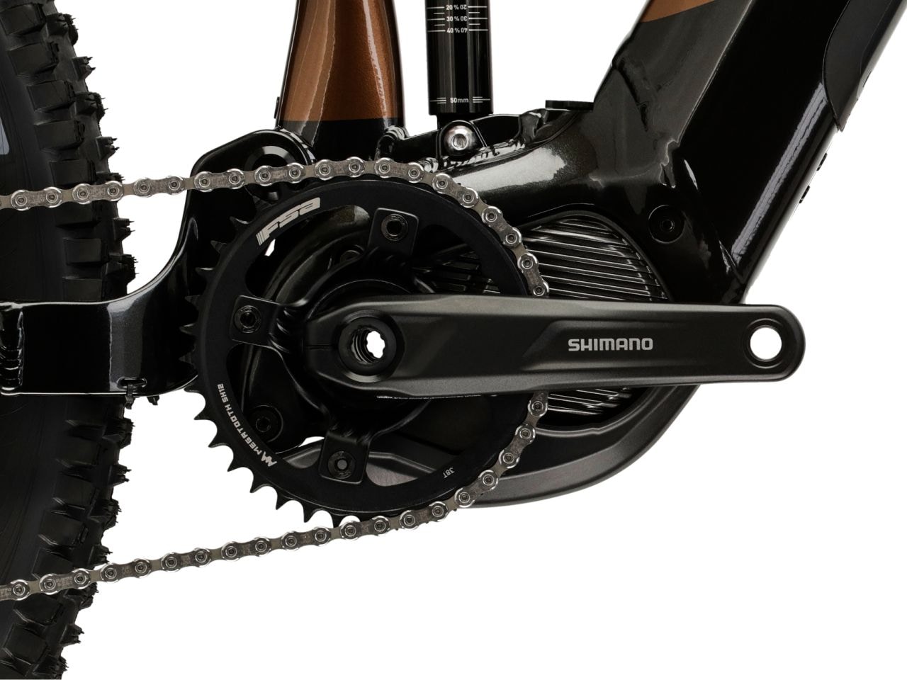 Kross »KROSS E-MTB Fully 29" Grist Boost 3.0 braun 12 Gänge« 12 Gang Shimano DEORE SLX M7100 Schaltwerk Kettenschaltung Mittelmotor 250 W