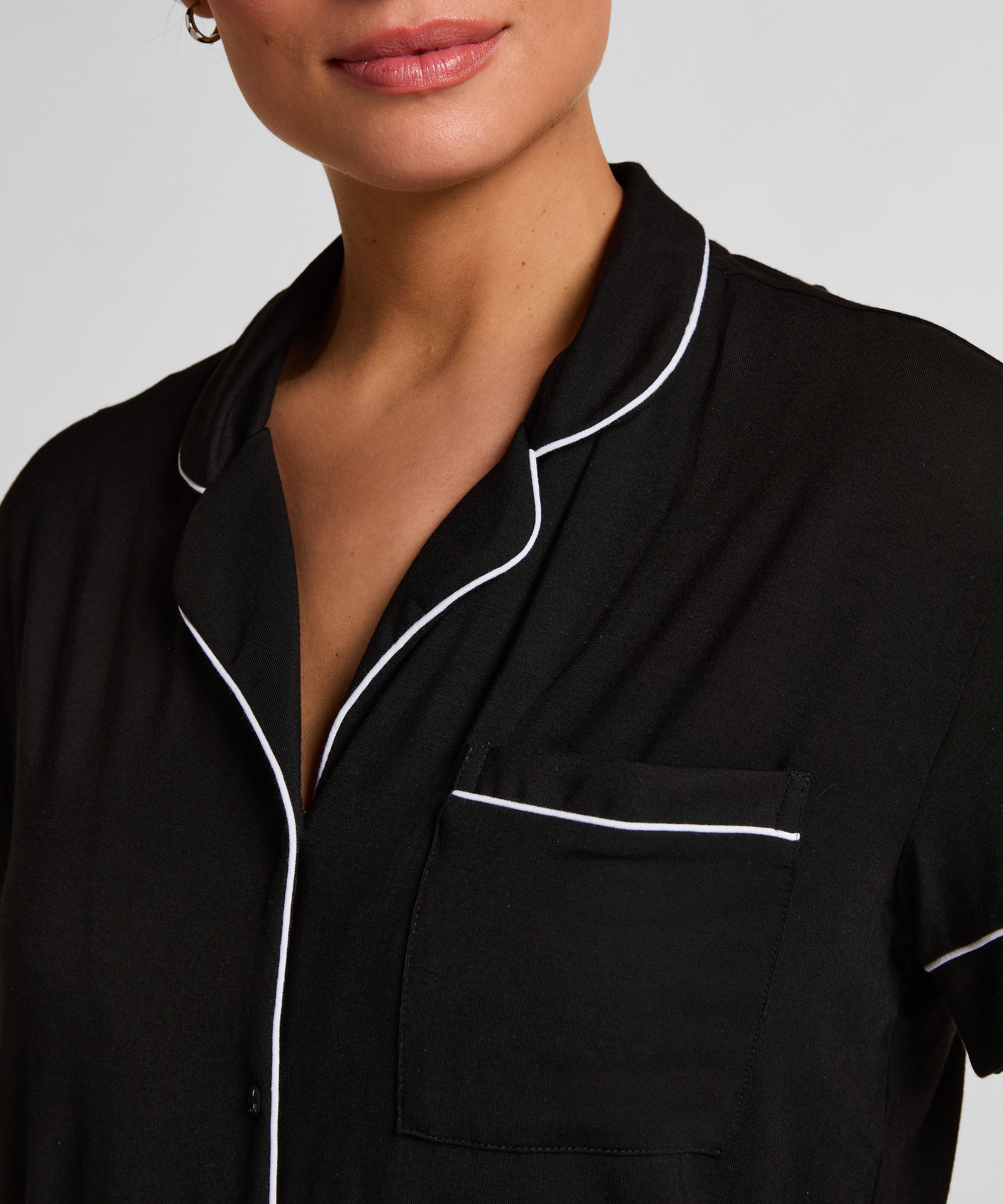Hunkemöller Pyjama »Essential Jersey Short-Sleeved Jacket«
