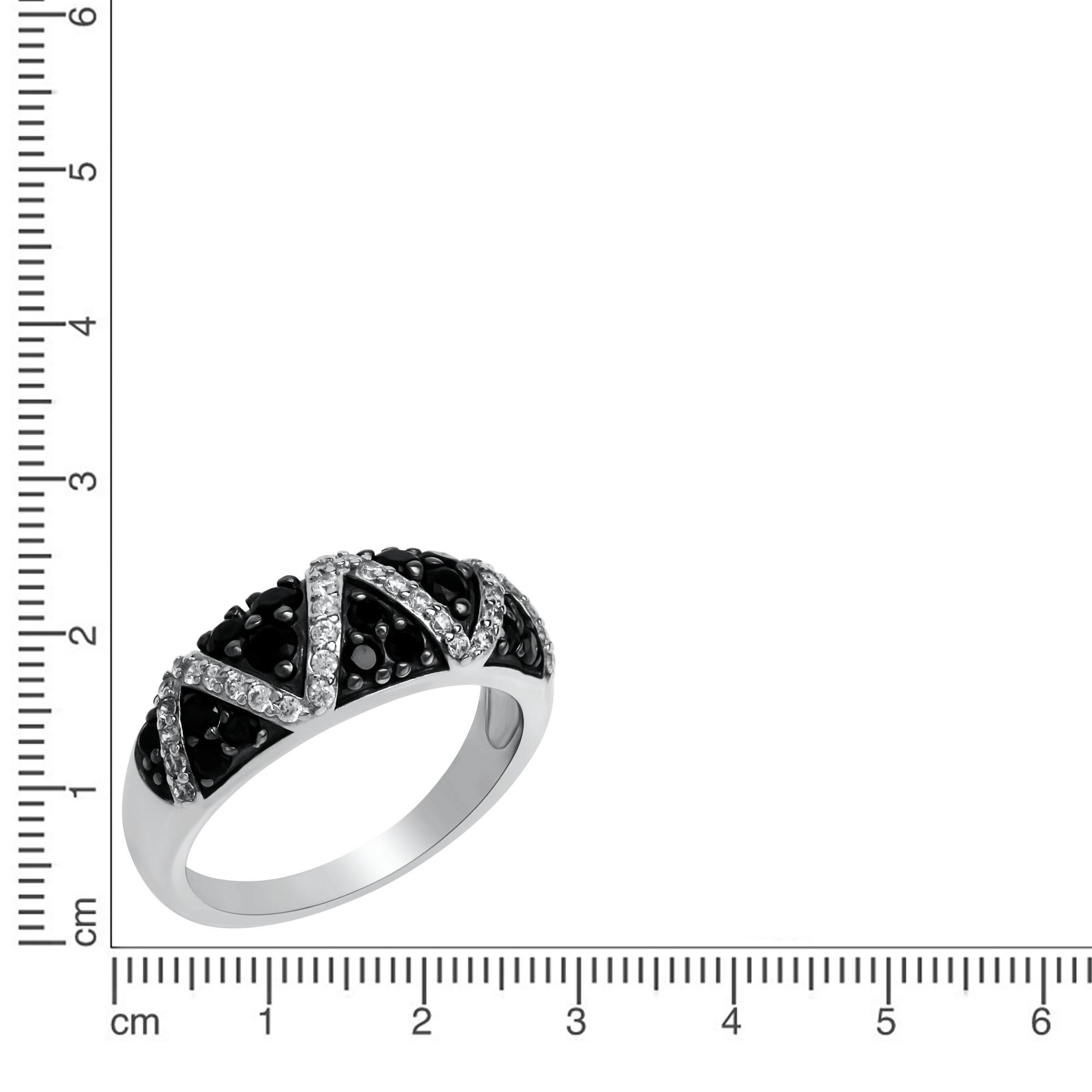 CELESTA Fingerring »925 Sterling Silber rhodiniert«