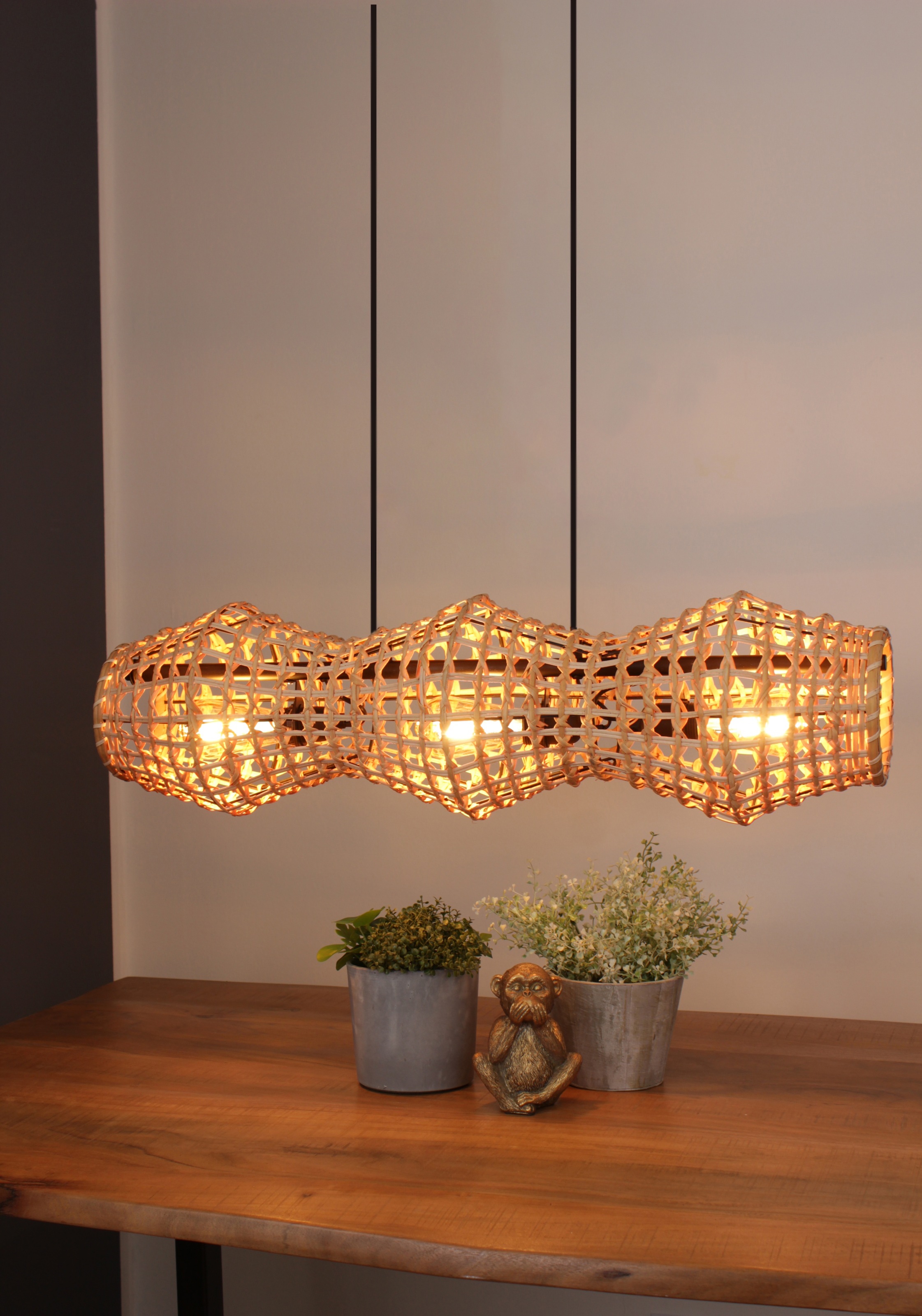 ECO-LIGHT Pendelleuchte »Capella«, 3 flammig, Leuchtmittel E27   ohne Leuch günstig online kaufen