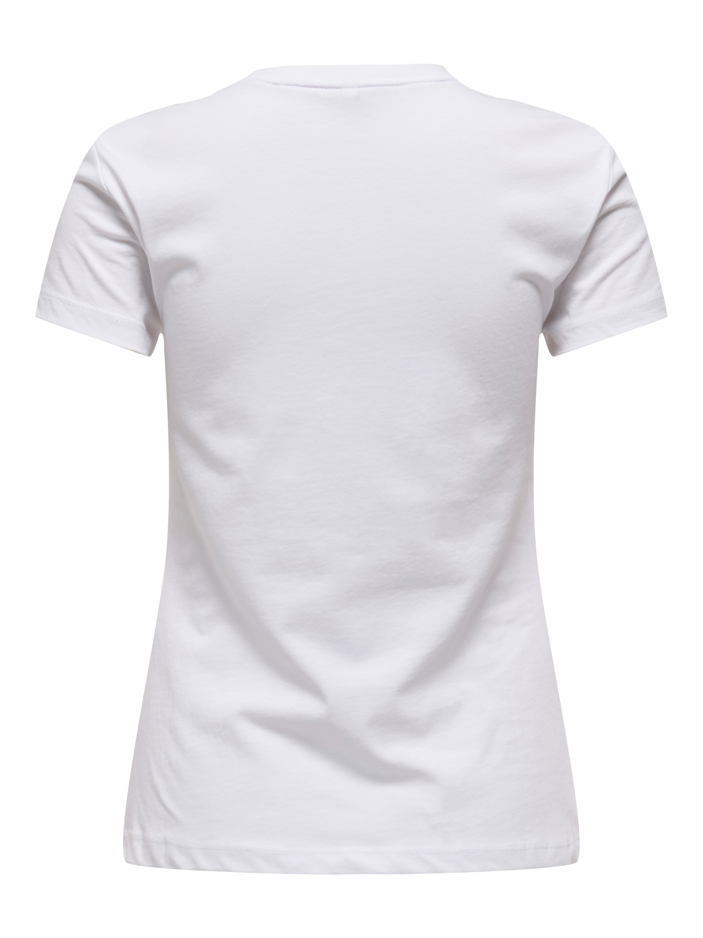 ONLY Kurzarmshirt »ONLVIBE LIFE S/S GLASSES TOP BOX JRS« Baumwolle, regular fit, Rundhals