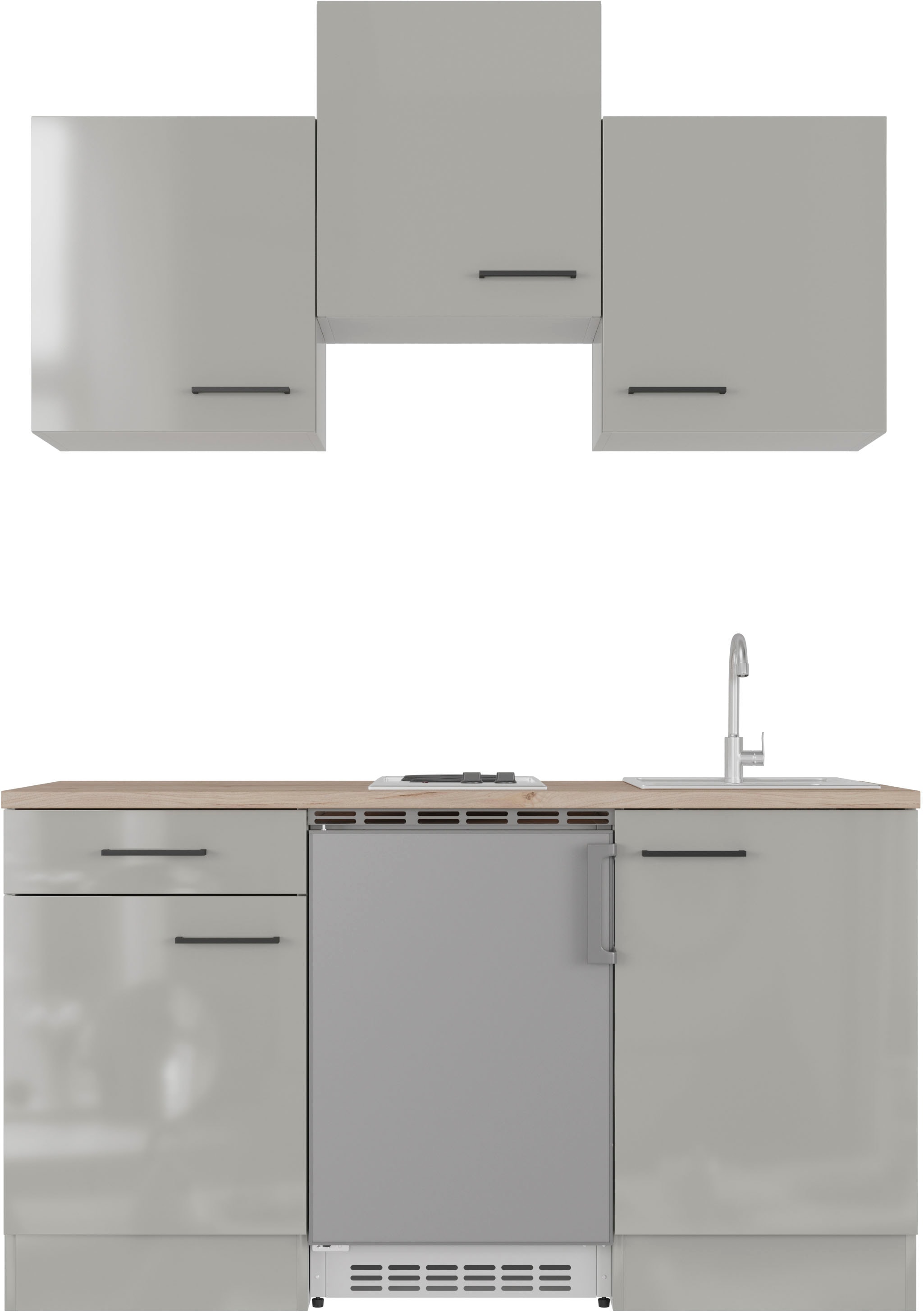 Flex-Well Küchenzeile »Lund« mit E-Geräten, Gesamtbreite 150,5 cm, gänzende günstig online kaufen