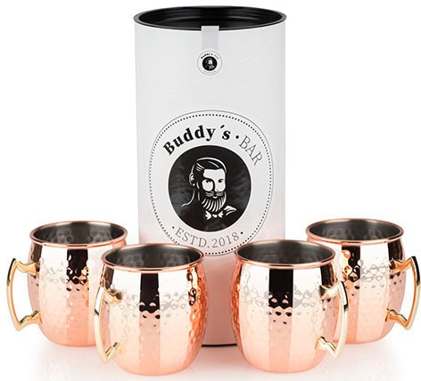 Buddy's Becher »Buddy´s Bar« Moscow Mule Becher, 500 ml, hochwert. Edelstah günstig online kaufen
