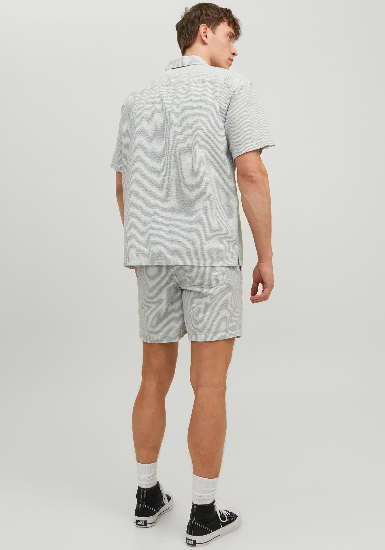 2. Bild von Jack & Jones Sweatshorts »JPSTJEFF JJJOGGER SEERSUCKER DEK SN«