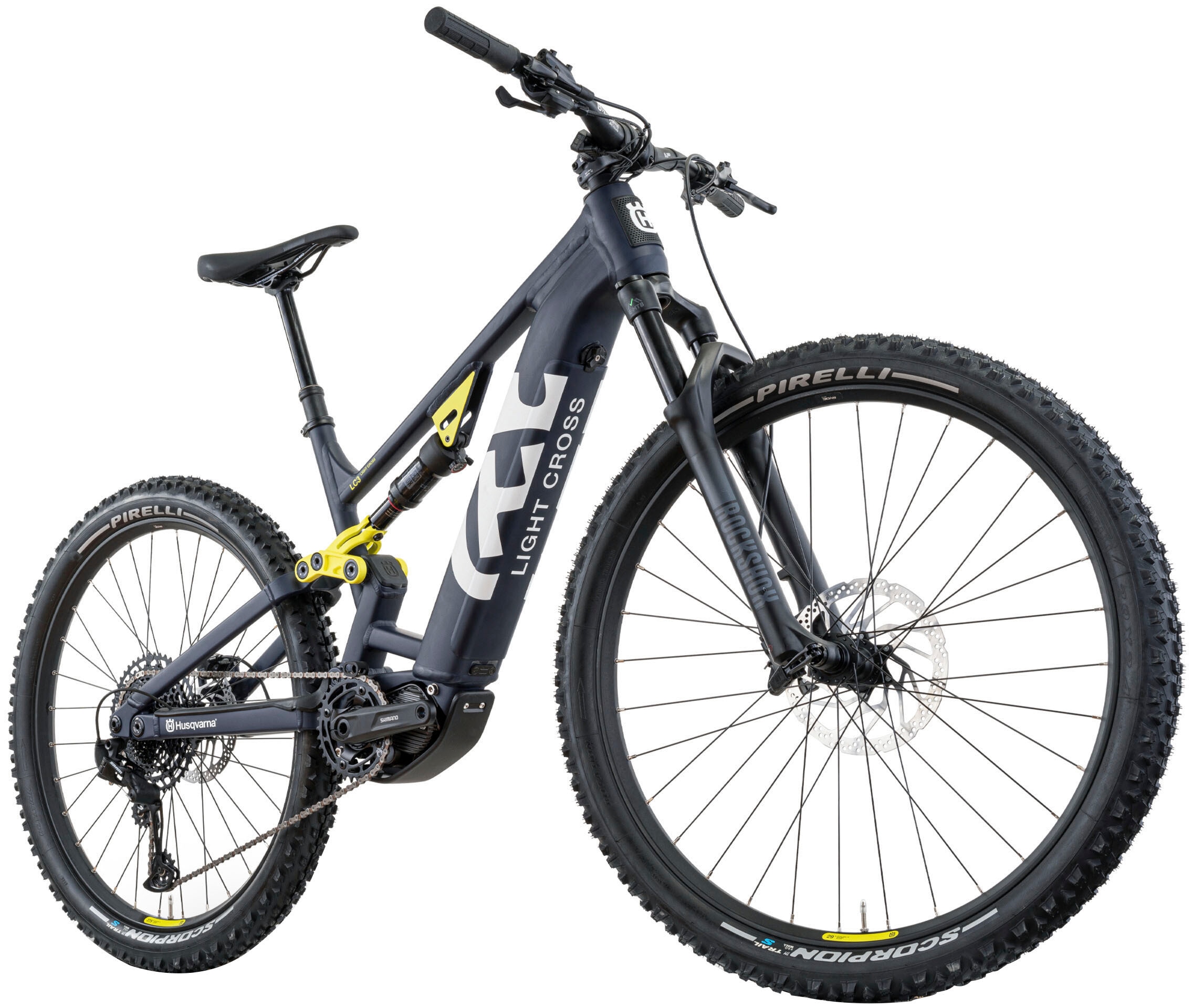 Husqvarna E-BICYCLES E-Bike »E-Mountainbike Light Cross LC3«, 12 Gang, SRAM, SX Eagle, Mittelmotor 250 W, Pedelec, Elektrofahrrad für Herren, MTB, Bluetooth