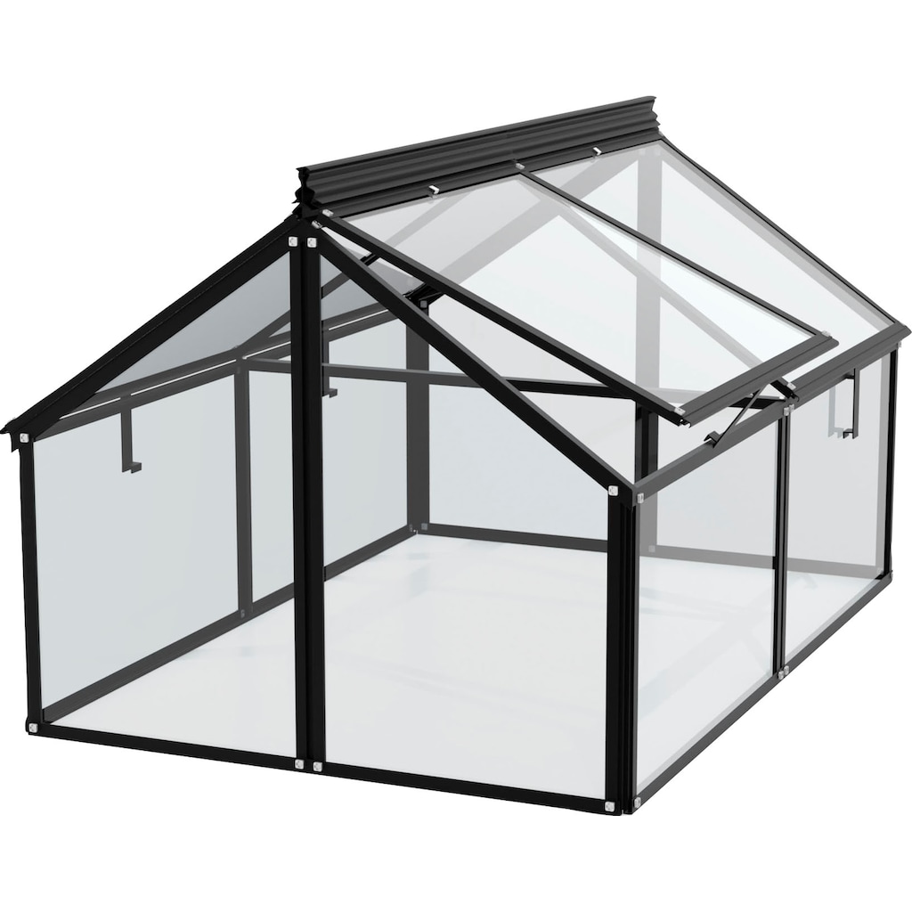 Vitavia Frühbeet »Gaia Jumbo«, BxTxH: 83x119x72 cm, ESG, schwarz