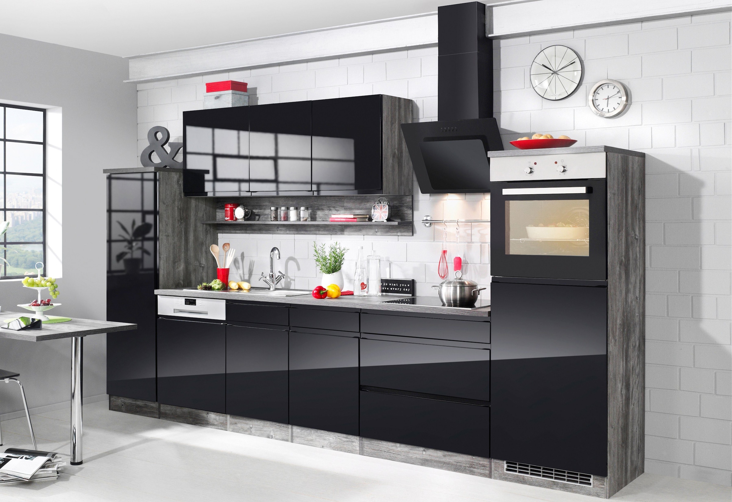 HELD MÖBEL Unterschrank »Virginia«, 100 cm breit, mit 2 Türen und 2 Schubkästen