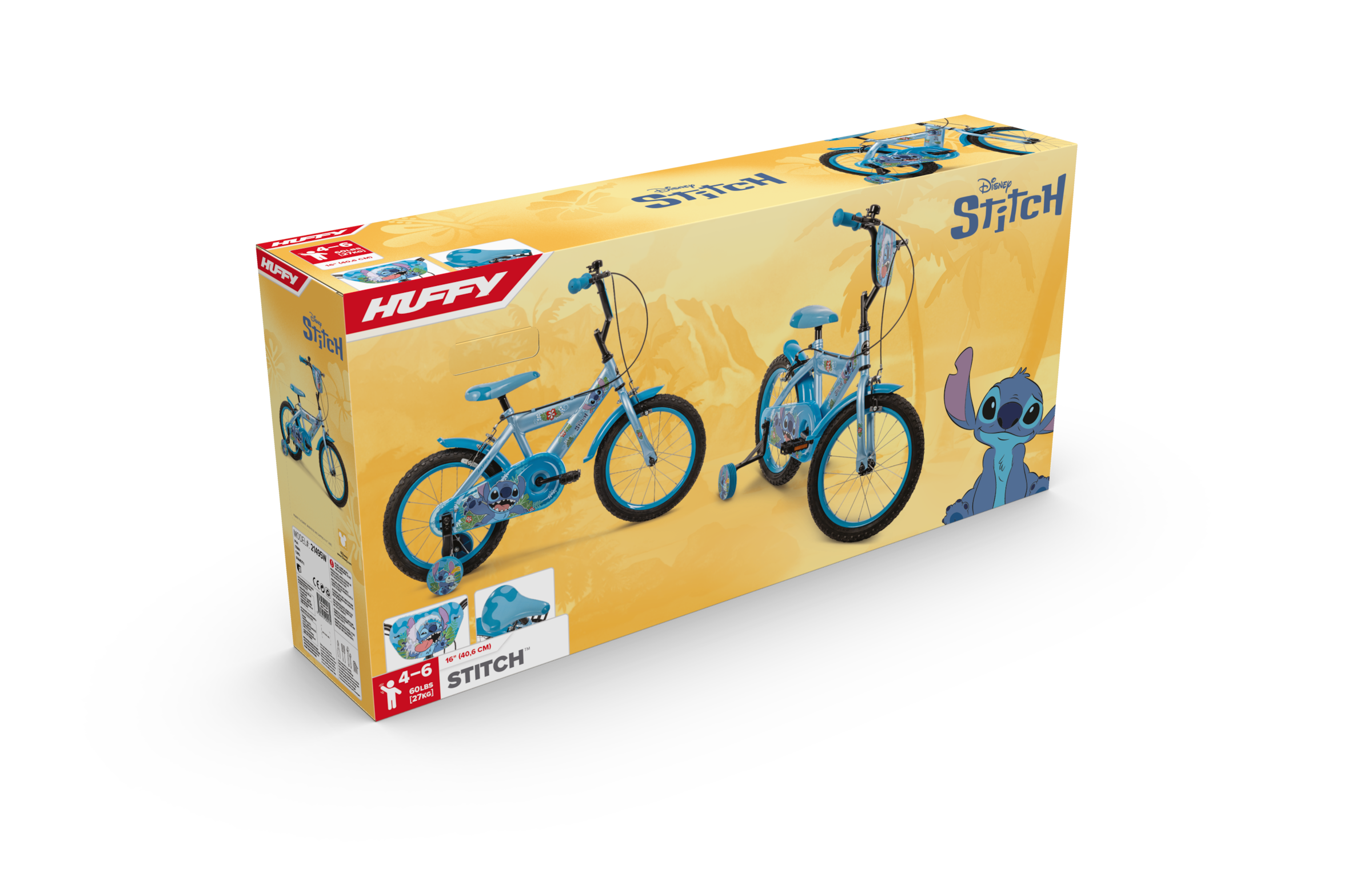 Huffy Kinderfahrrad »Huffy Disney Stitch 16-Zoll-Kinderfahrrad«