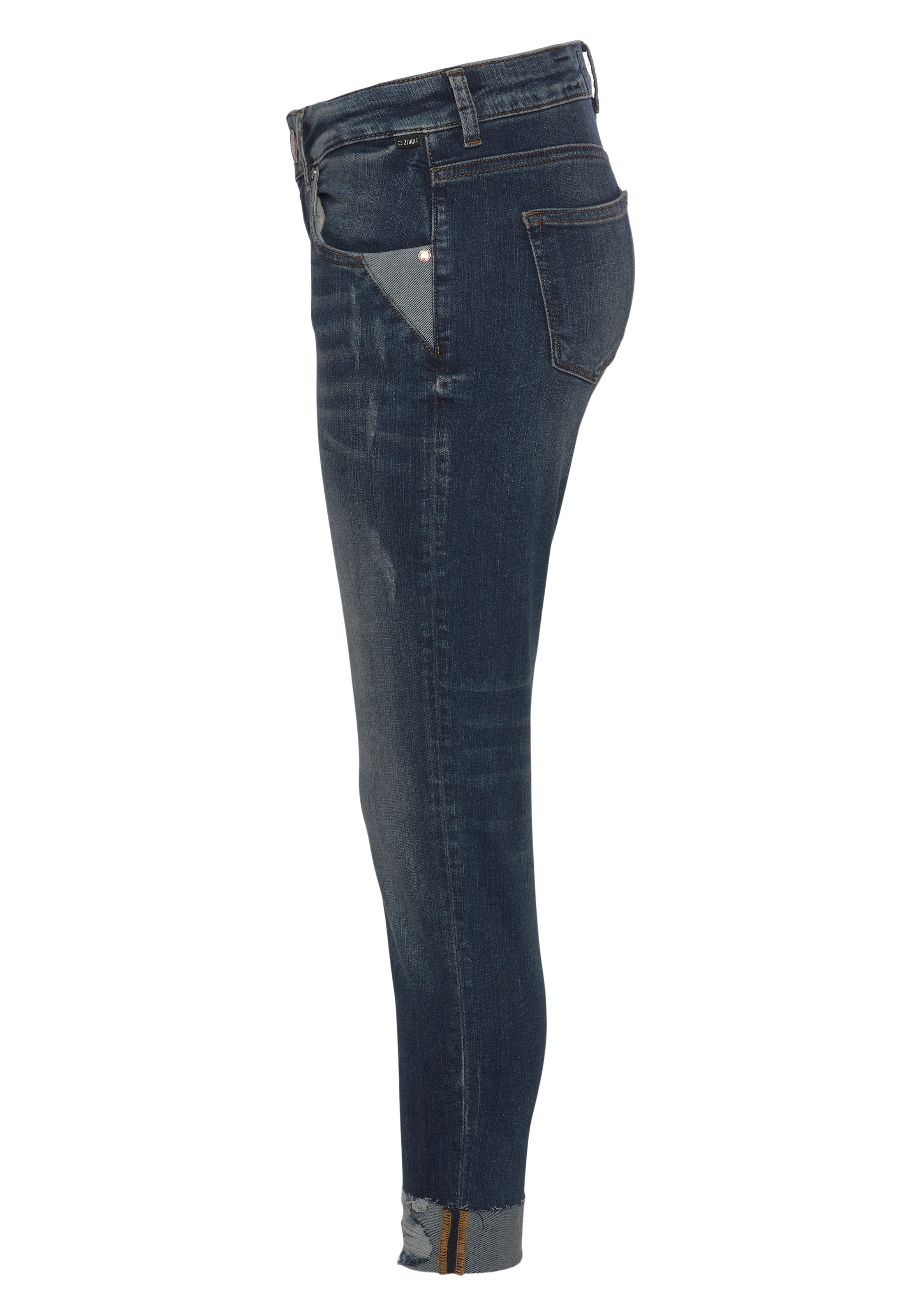 Zhrill 7/8-Jeans »NOVA«, mit Krempeln Kontrast zum bequem kaufen Details