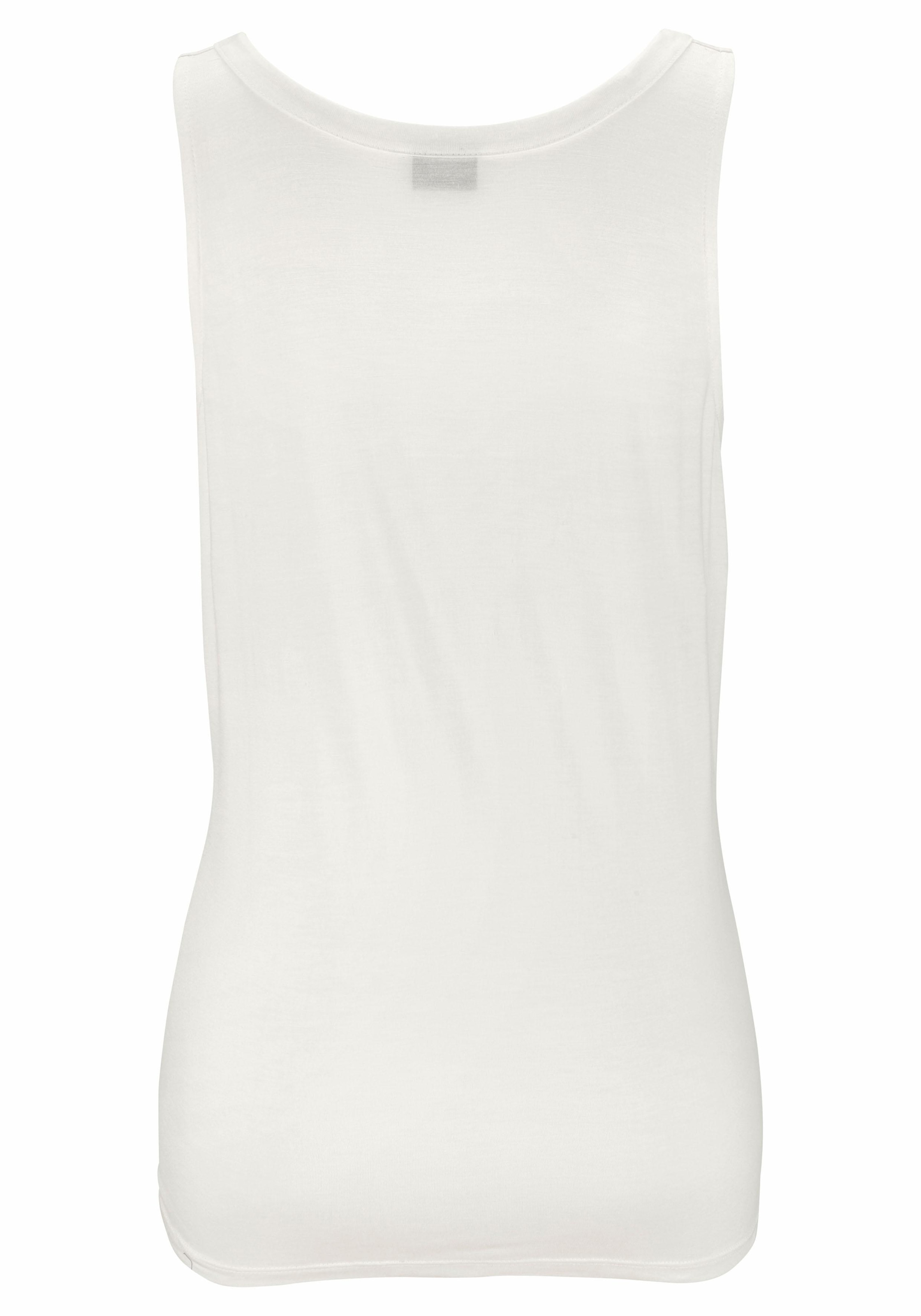 LASCANA Tanktop, mit Zieraccessoire