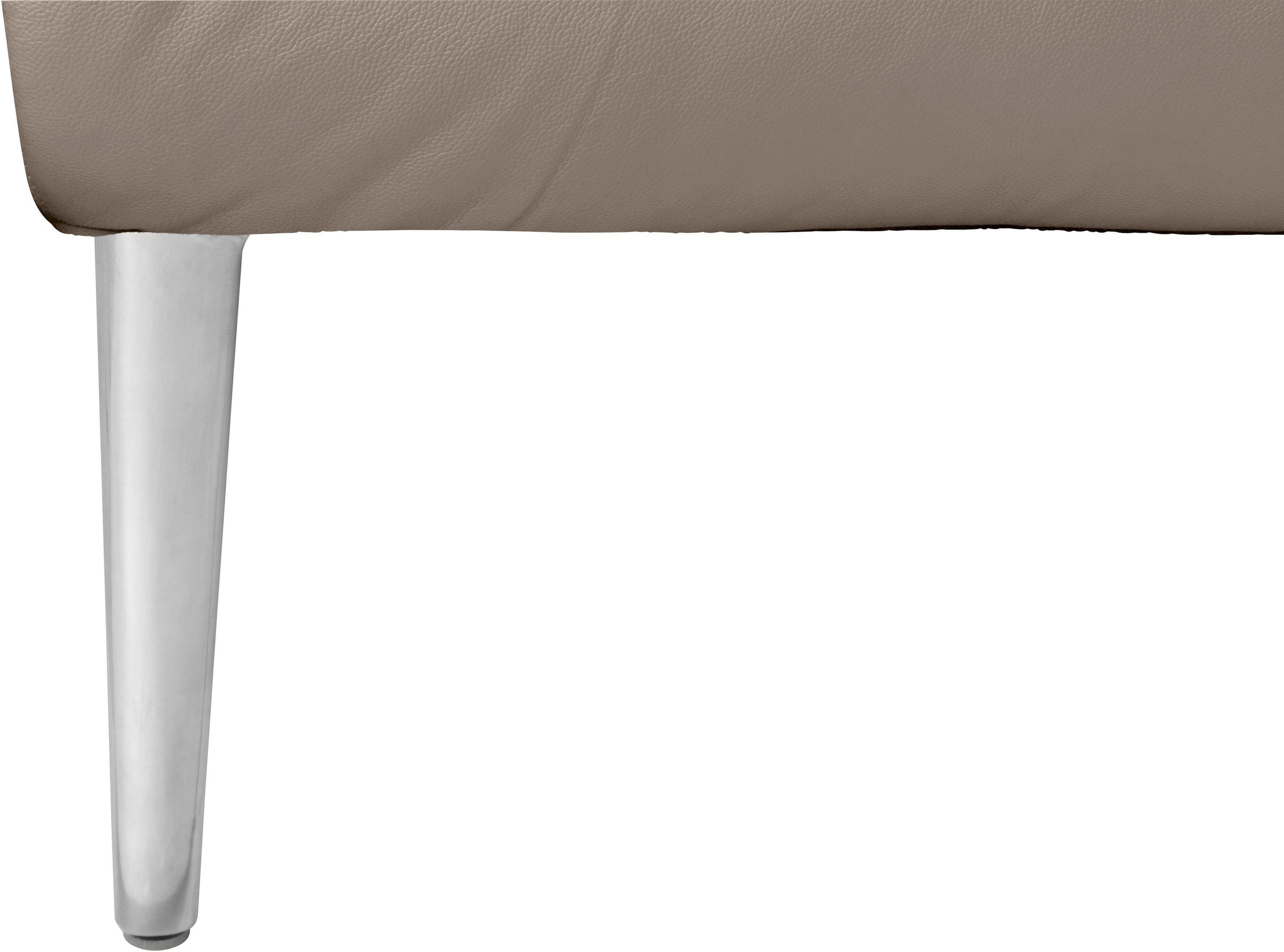 W.SCHILLIG Hocker »enjoy&MORE«, Füße Chrom glänzend, Breite 151 cm