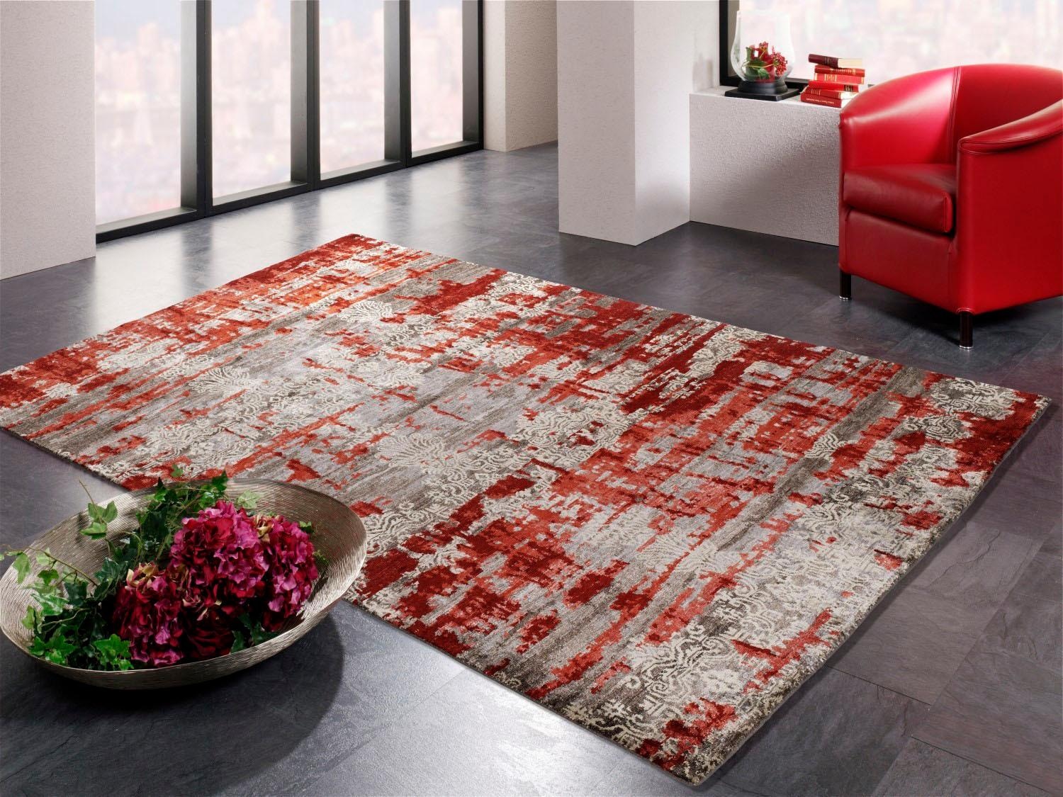 OCI DIE TEPPICHMARKE Teppich »Signature Fusion«, rechteckig, 4 mm Höhe, handgeknüpft, Wohnzimmer