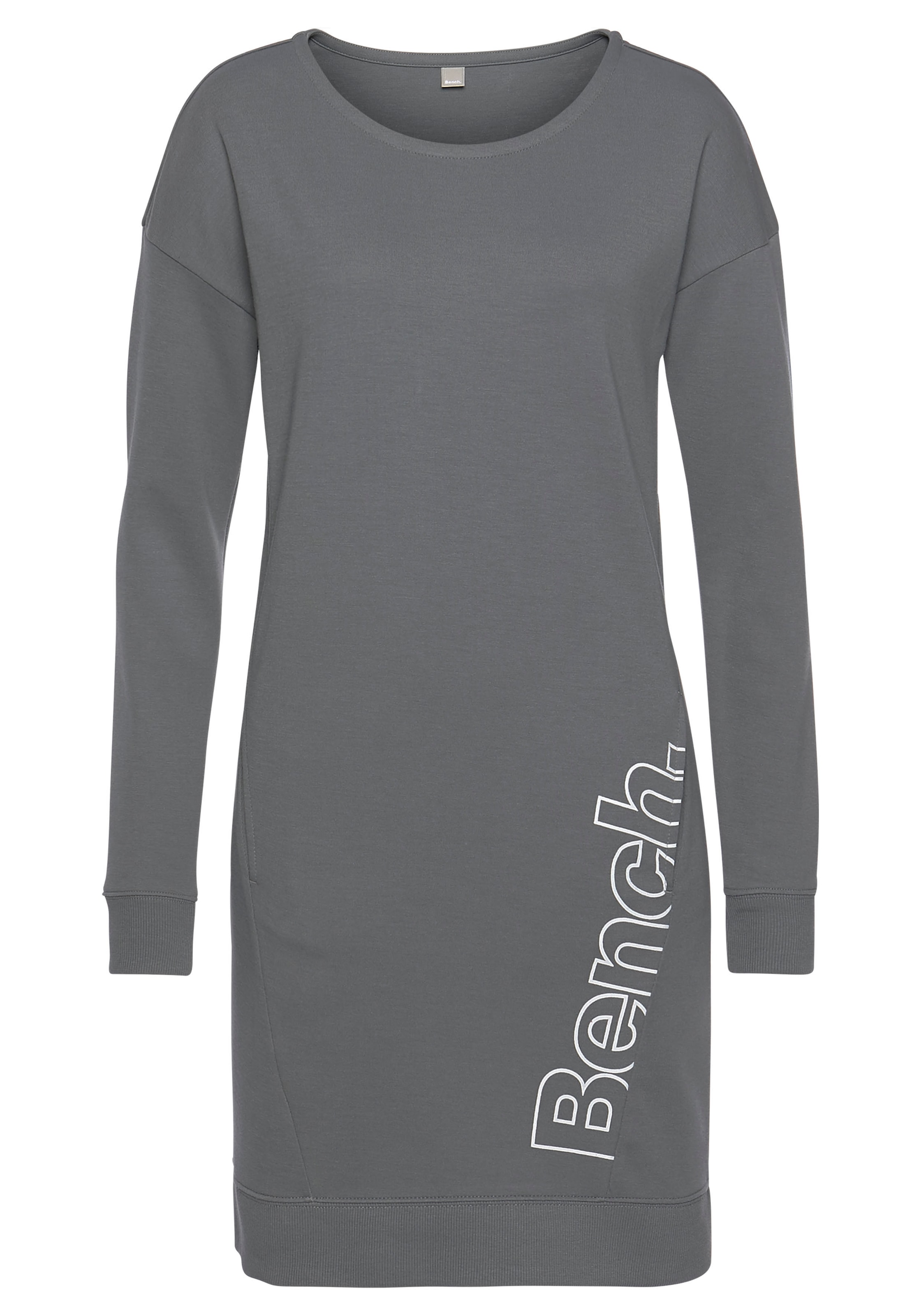 Bench. Loungewear Sweatkleid, mit seitlichem Logoprint