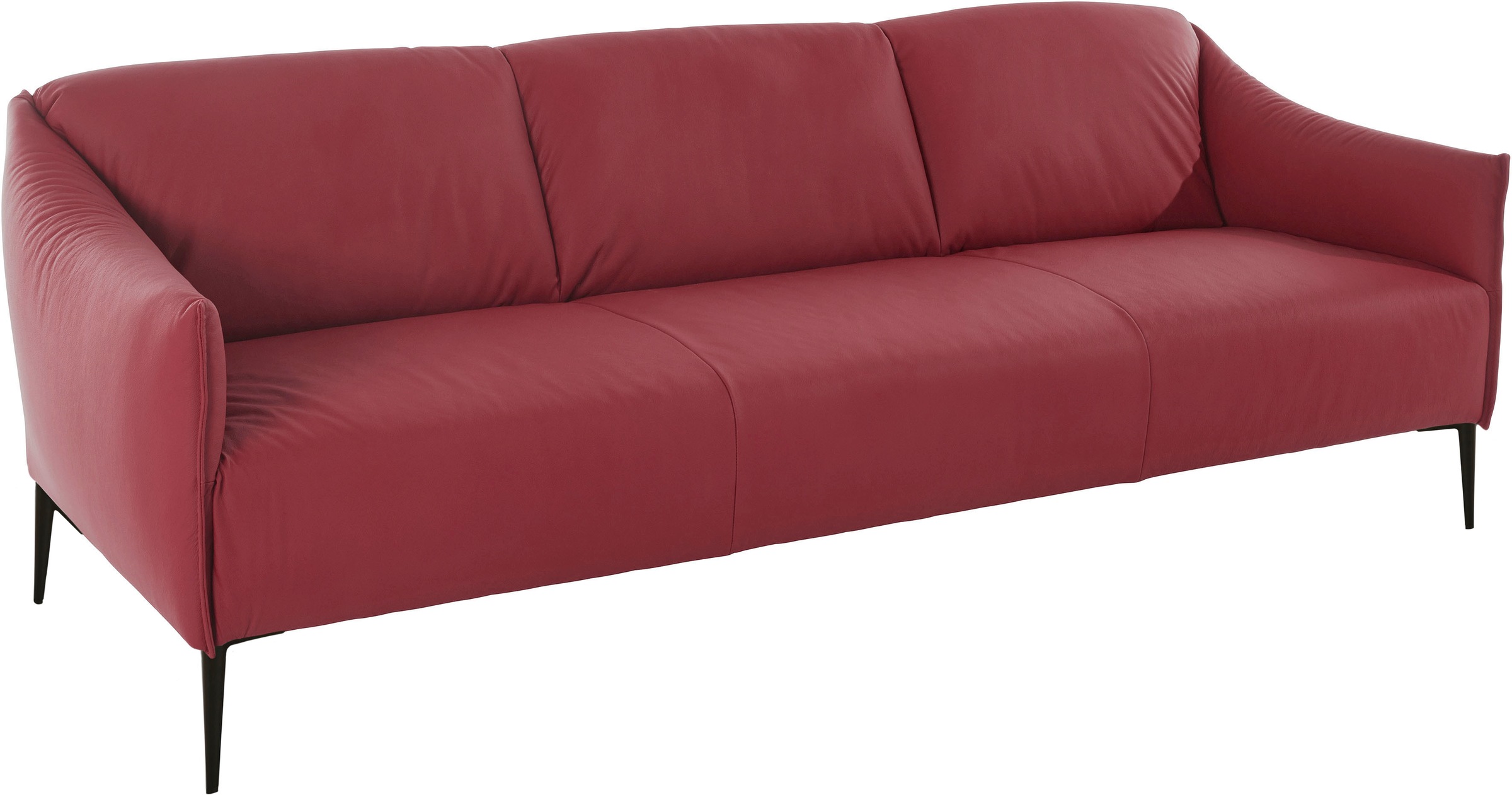 W.SCHILLIG 3-Sitzer »sally« mit Metallfüßen in Schwarz pulverbeschichtet, Breite 224 cm