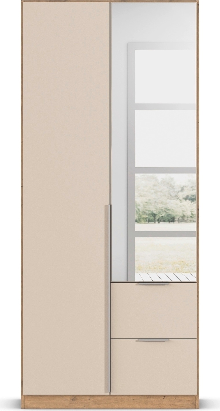 rauch Drehtürenschrank »Kleiderschrank Schrank Garderobe AGORDO mit Dekor- oder Hochglanzfront«, (in zwei Griff-Farben mit Dekor- oder Hochglanzfront), mit Außenschubkästen, in 6 Breiten und 2 Höhen MADE IN GERMANY