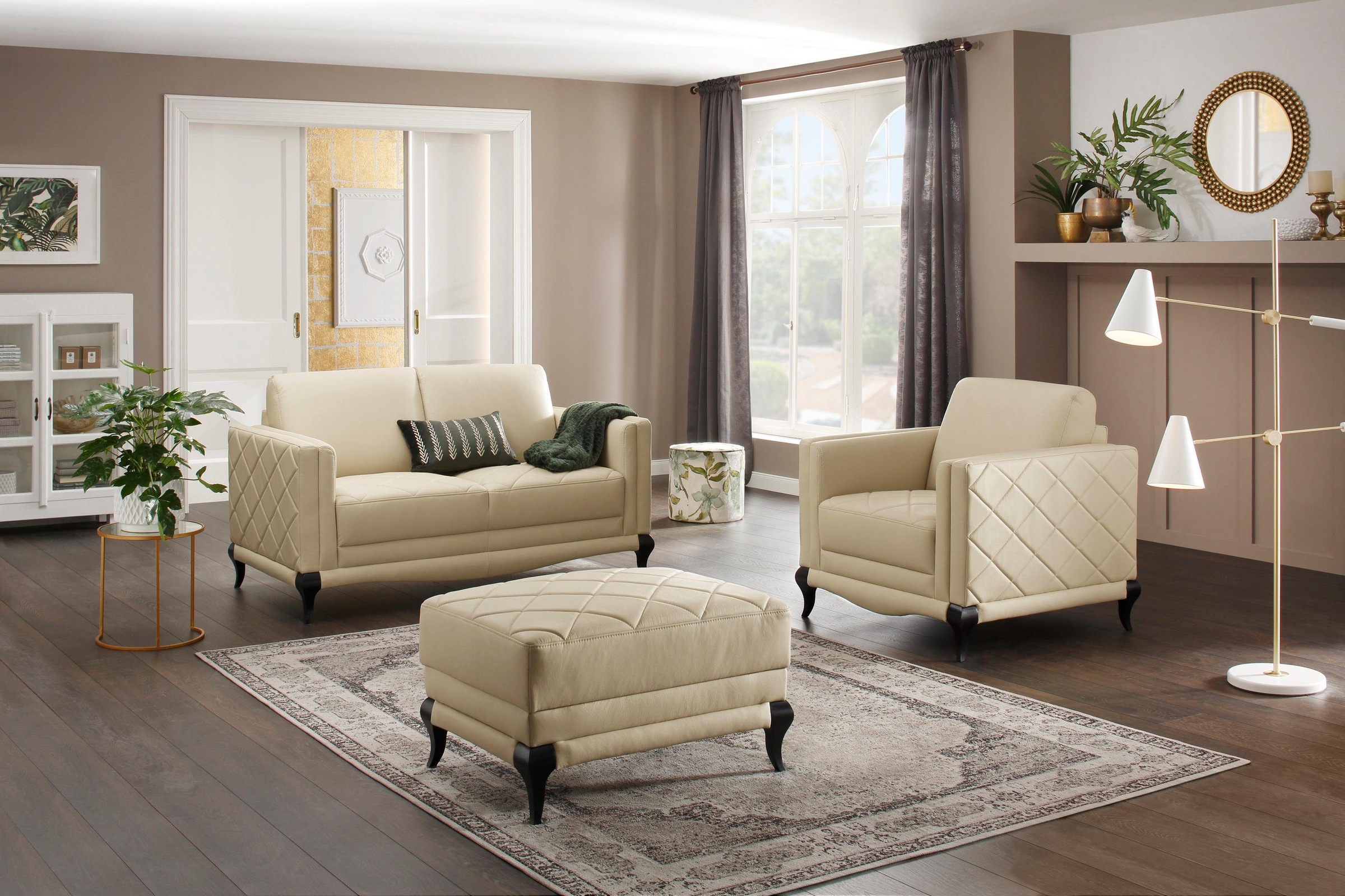 Home affaire Hocker »Brahms«, mit Stauraumfach