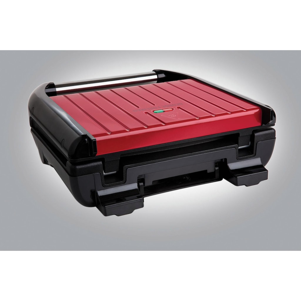 George Foreman Kontaktgrill »Steel Familiy Fitnessgrill Rot 25040-56«, 1650 W