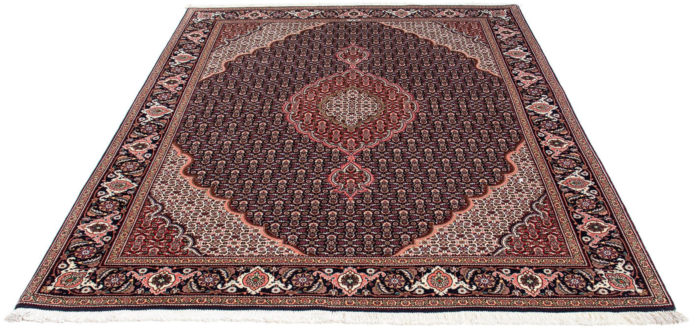 morgenland Orientteppich »Perser - Täbriz - 194 x 154 cm - hellbraun«, rech günstig online kaufen