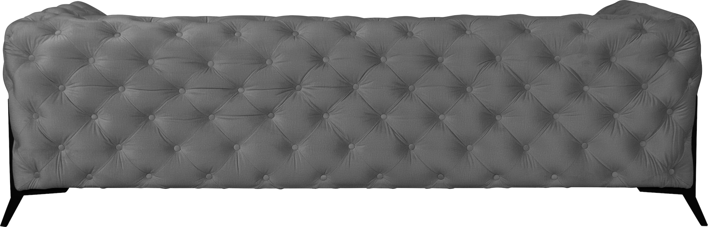 Leonique Chesterfield-Sofa »Amaury«, aufwändige Knopfheftung, moderne Chesterfield Optik, Fußfarbe wählbar