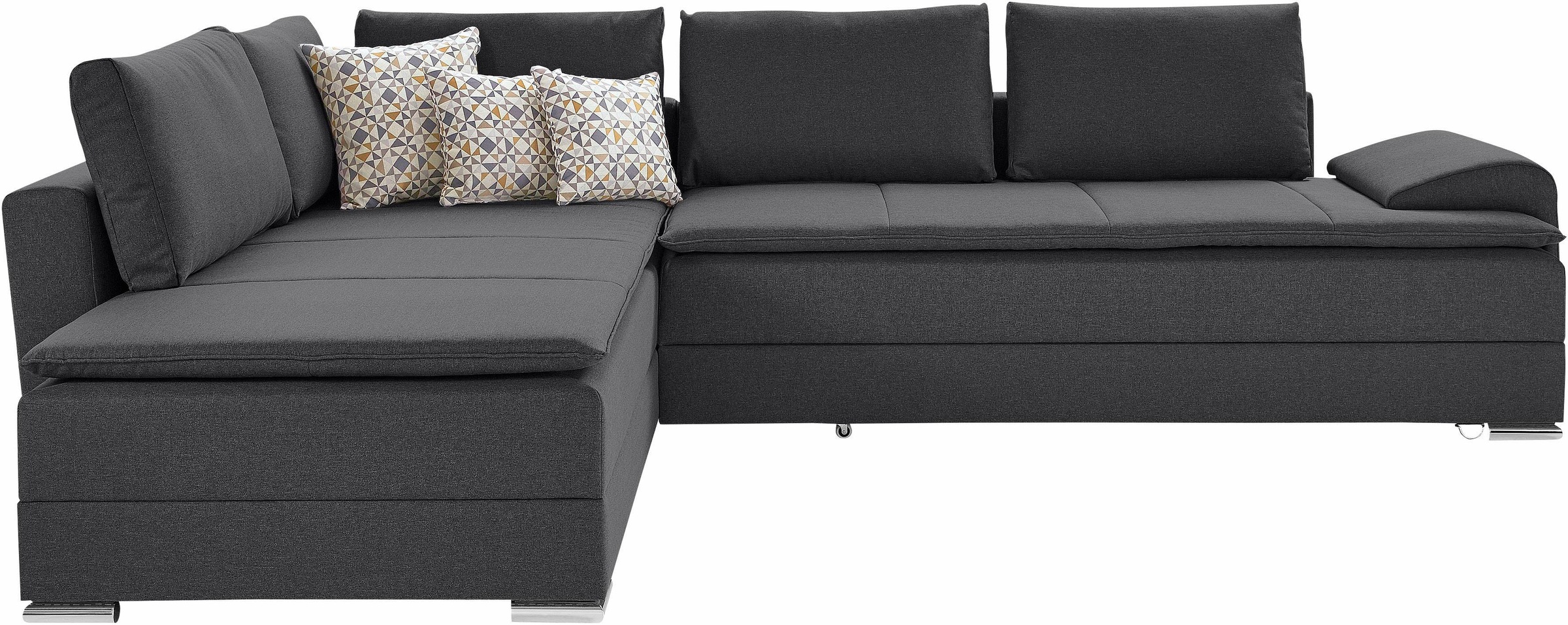 INOSIGN Ecksofa »Night & Day L-Form«, mit Boxspring Bettfunktion 180x200 cm, Dauerschläfer