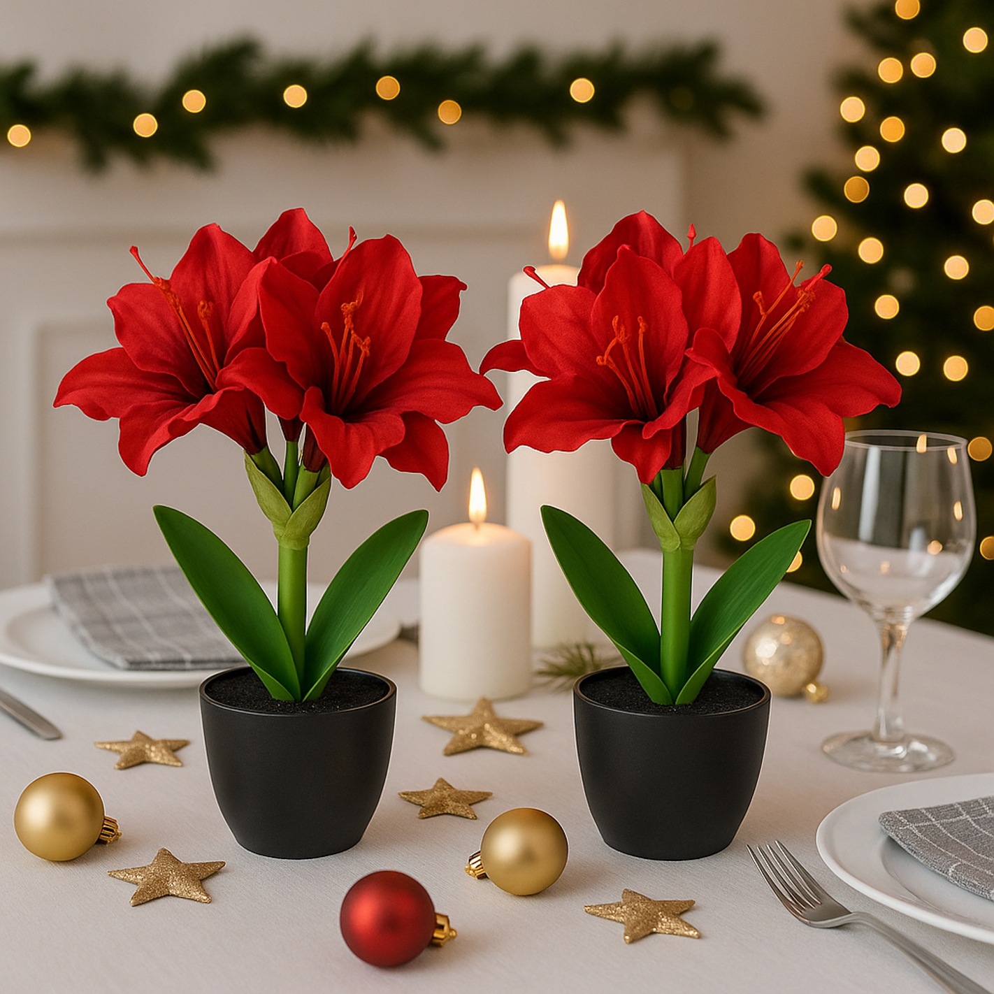 I.GE.A. Kunstblume »Amaryllis im Topf« günstig online kaufen