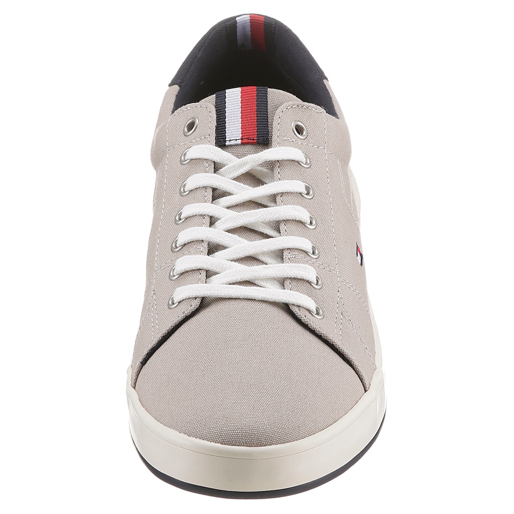 Tommy Hilfiger Sneaker »ICONIC LONG LACE SNEAKER«, mit gespolstetem Schaftrand, Freizeitschuh, Halbschuh, Schnürschuh