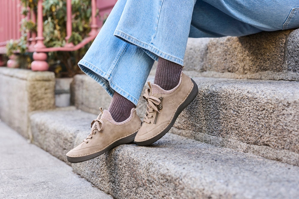 Rieker Slip-On Sneaker  Slipper, Schlupfschuh, mit elastischem Einschlupf