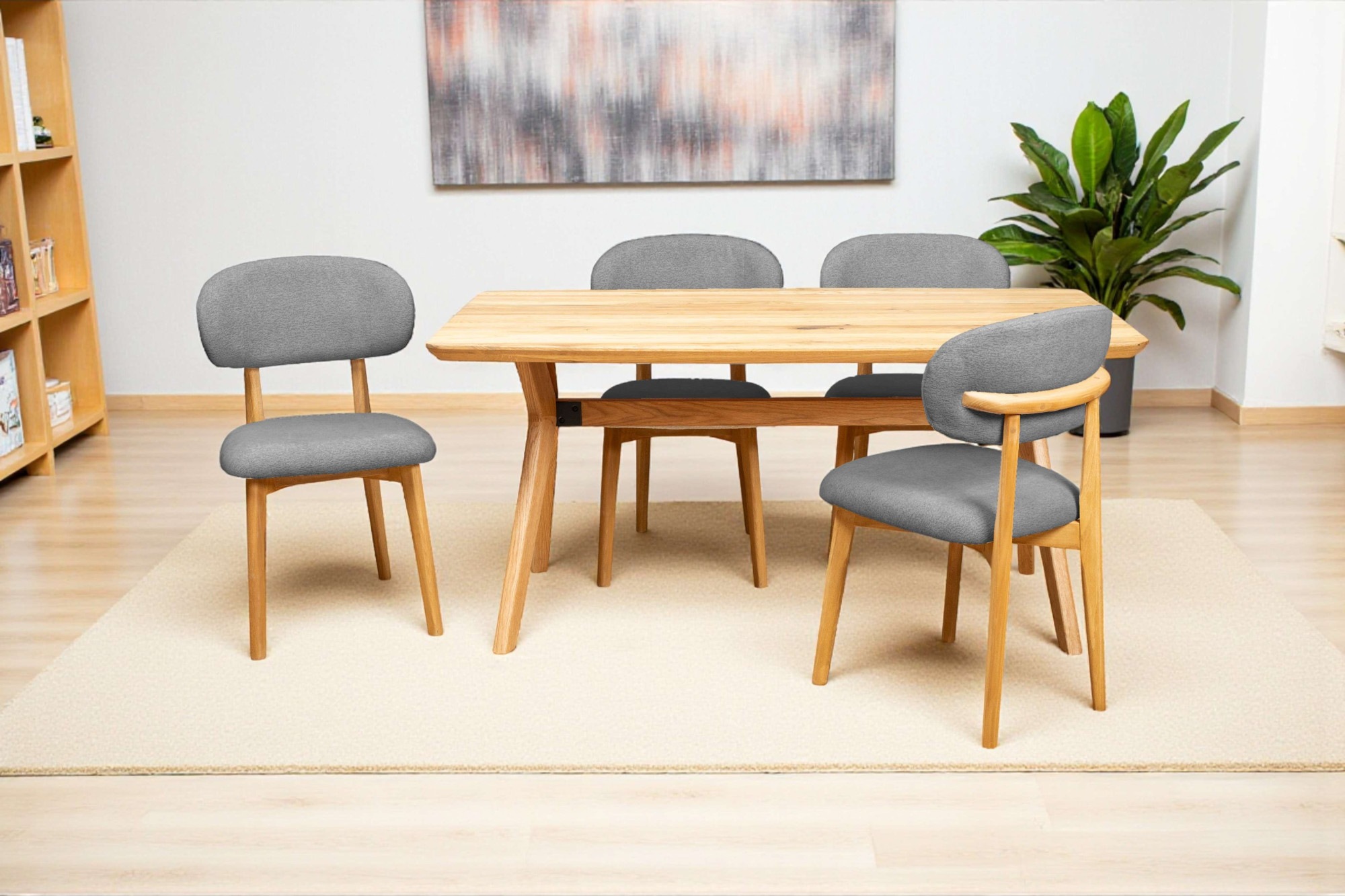 Home affaire Esszimmerstuhl »Nomo Polsterstuhl, Küchenstuhl, 4-Fußstuhl« () günstig online kaufen