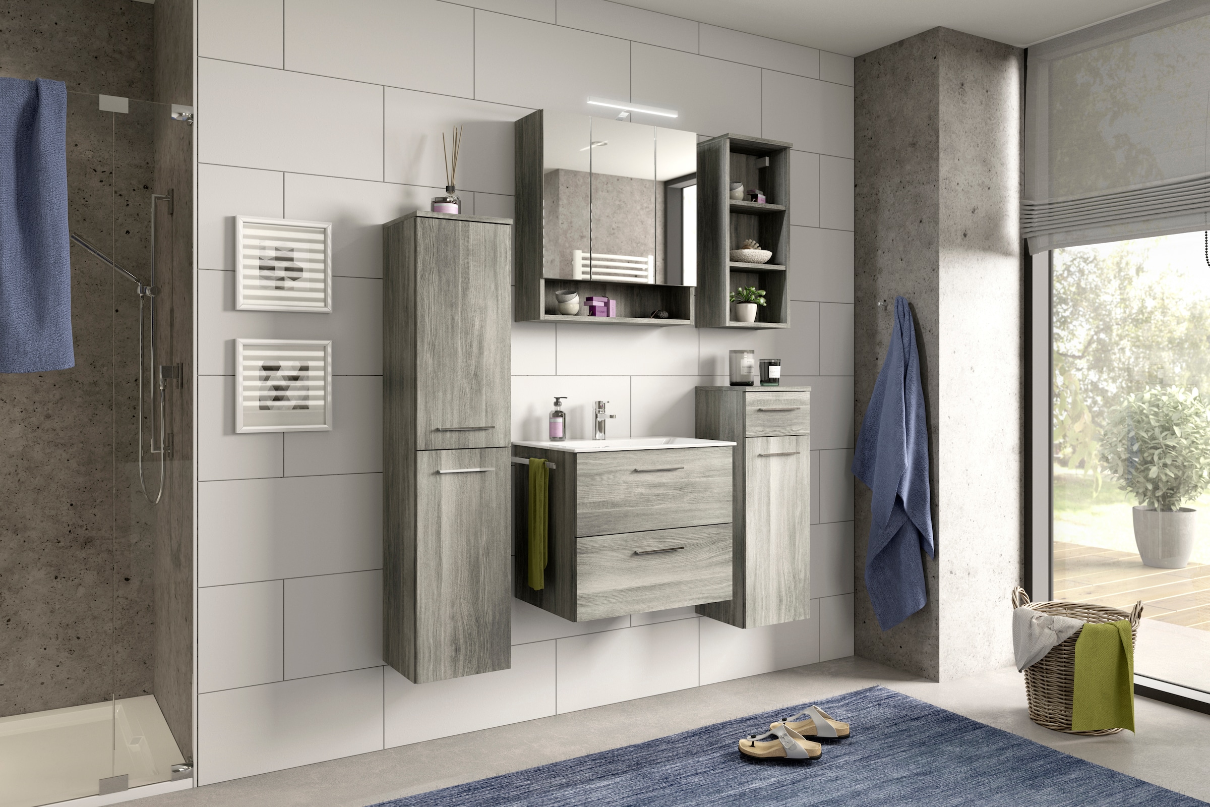 INOSIGN Midischrank »Lecce«, Badmöbel, Schrank